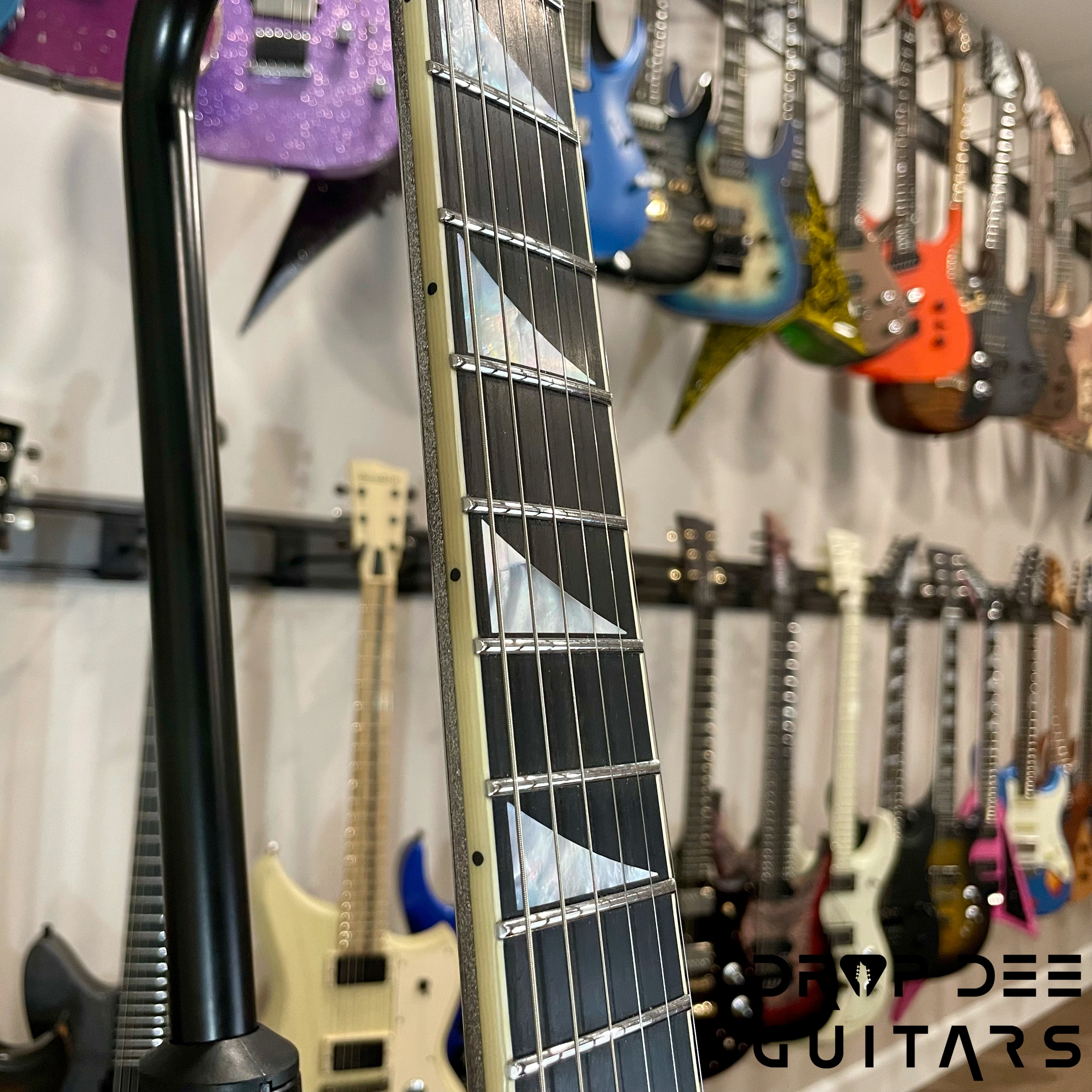 Jackson Custom Shop Soloist FR Electric Guitar w/ Case - Silver Sparkle