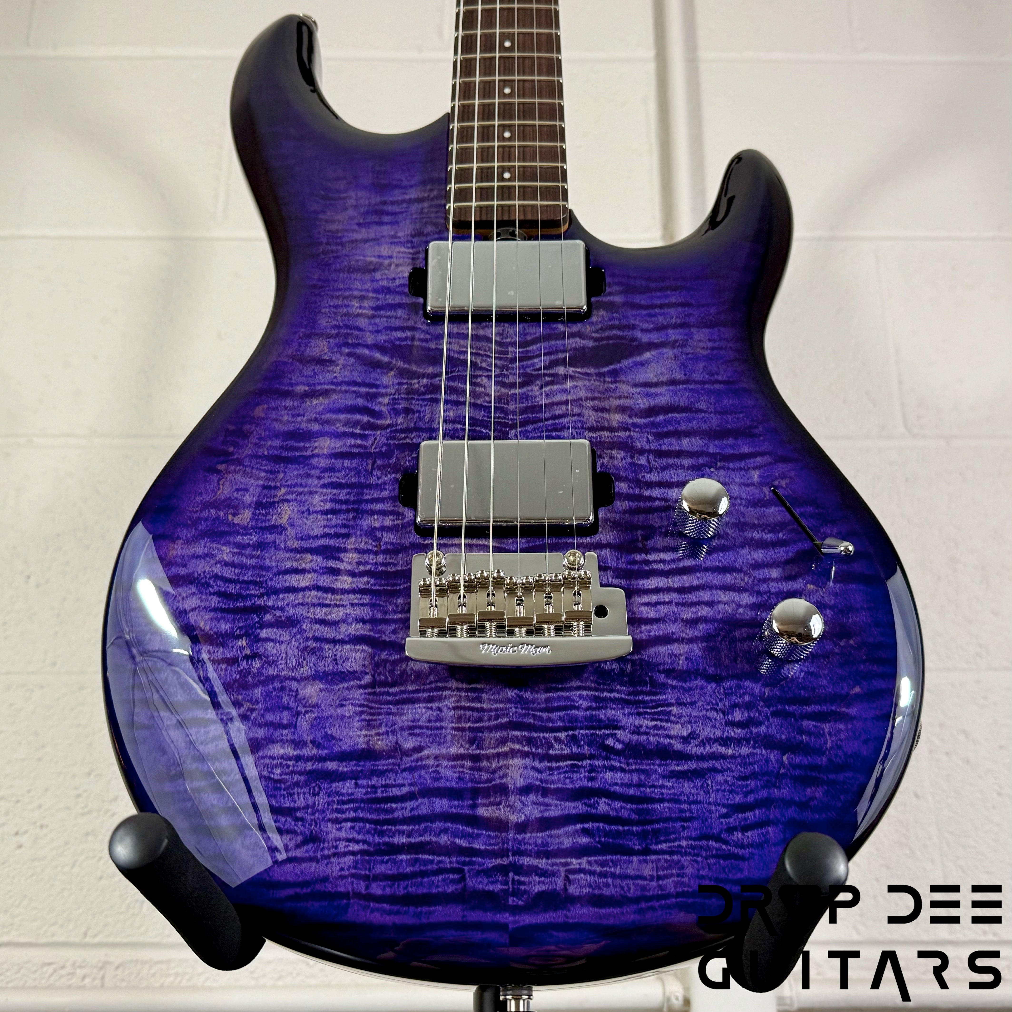 Ernie Ball Music Man Luke 4 HH Electric Guitar w/ Case - Grape Slushie