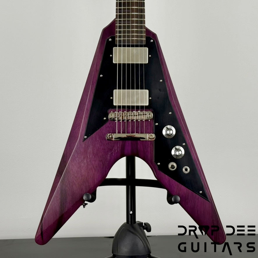 Dunable USA Custom Shop Asteroid 7 7-String Electric Guitar w/ Case - Trans Purple
