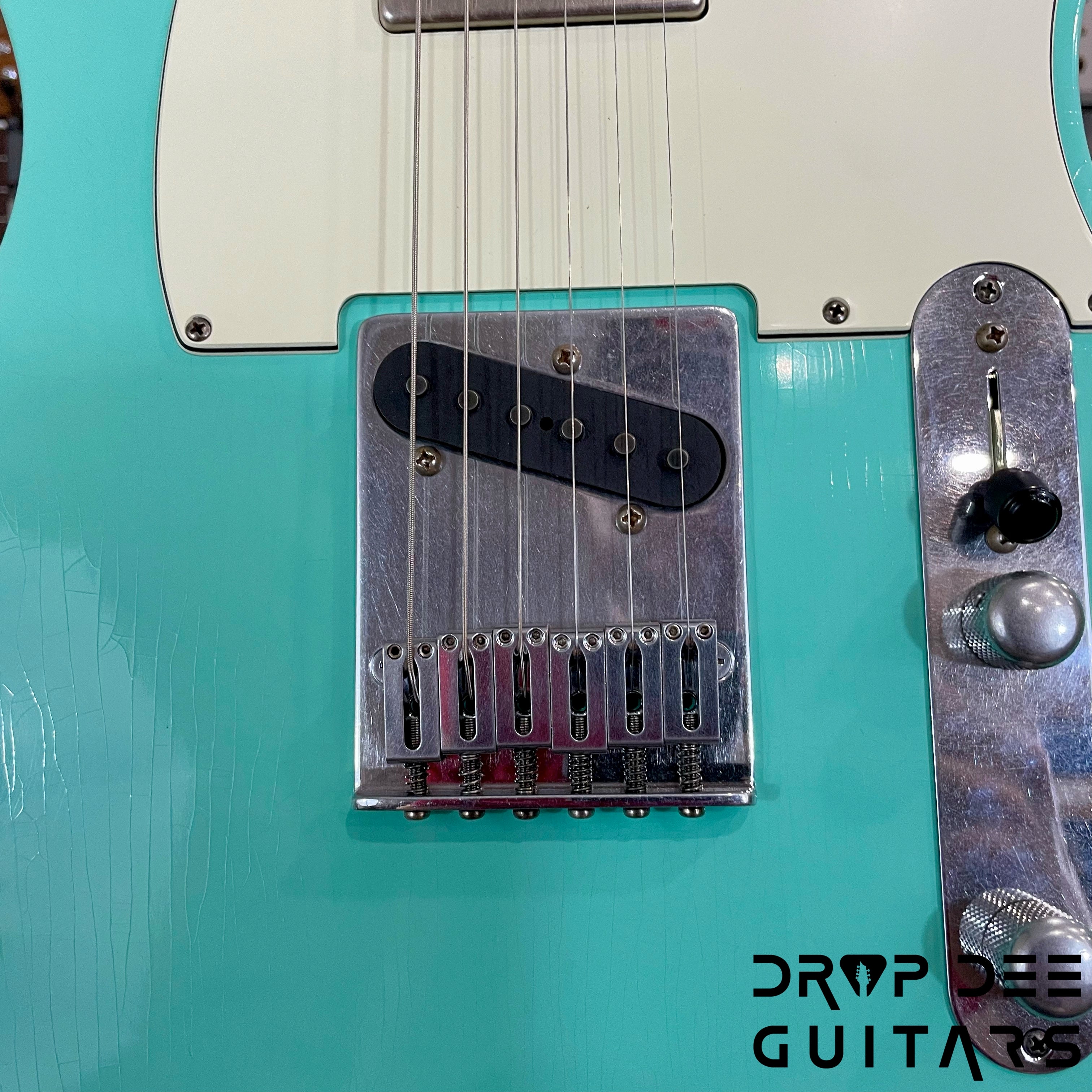 Schecter USA Custom Shop Nick Johnston Signature PT Electric Guitar w/ Case (1026) - Atomic Green Aged Nitro