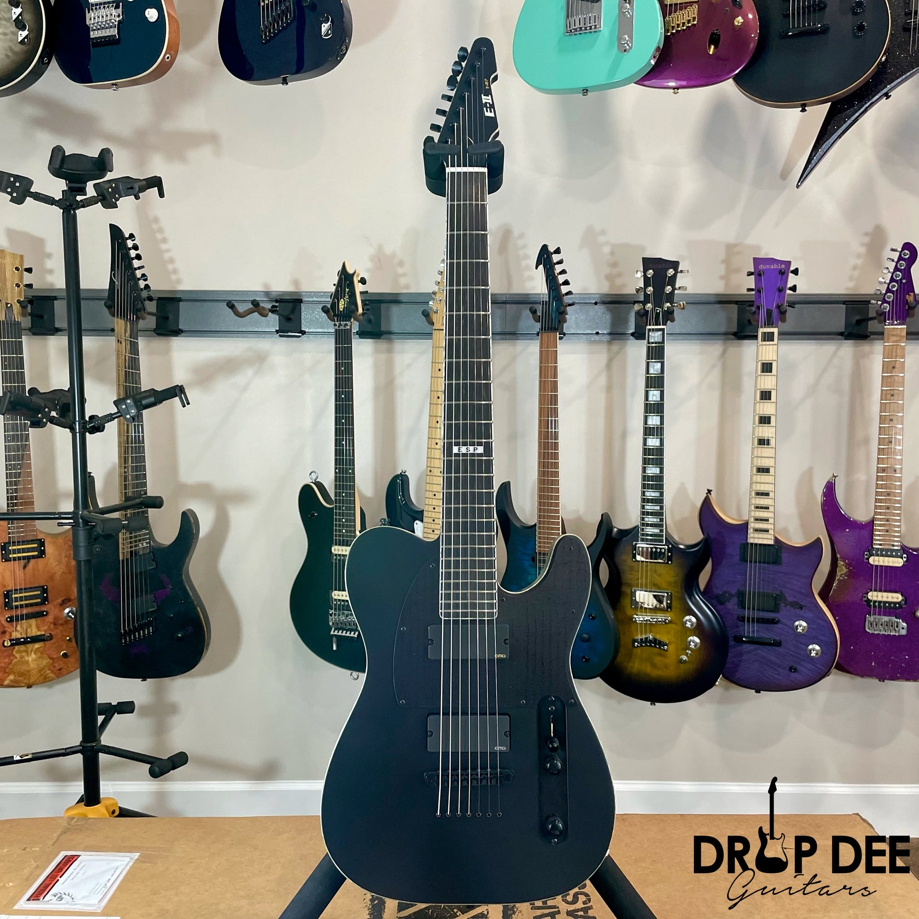 ESP E-II T-B7 Baritone 7-String Electric Guitar w/ Case