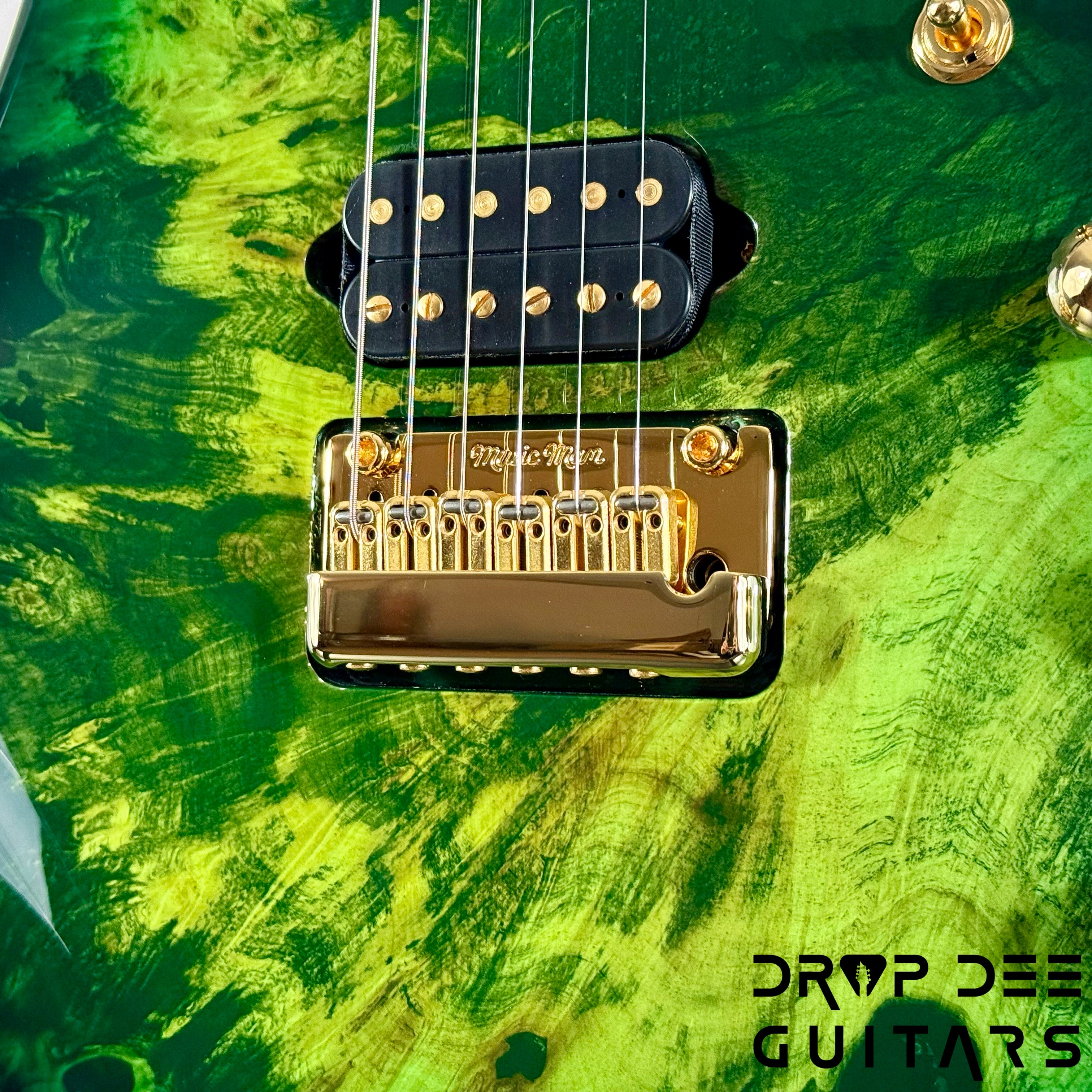Ernie Ball Music Man BFR JP15 Electric Guitar w/ Case - Toxic Sludge