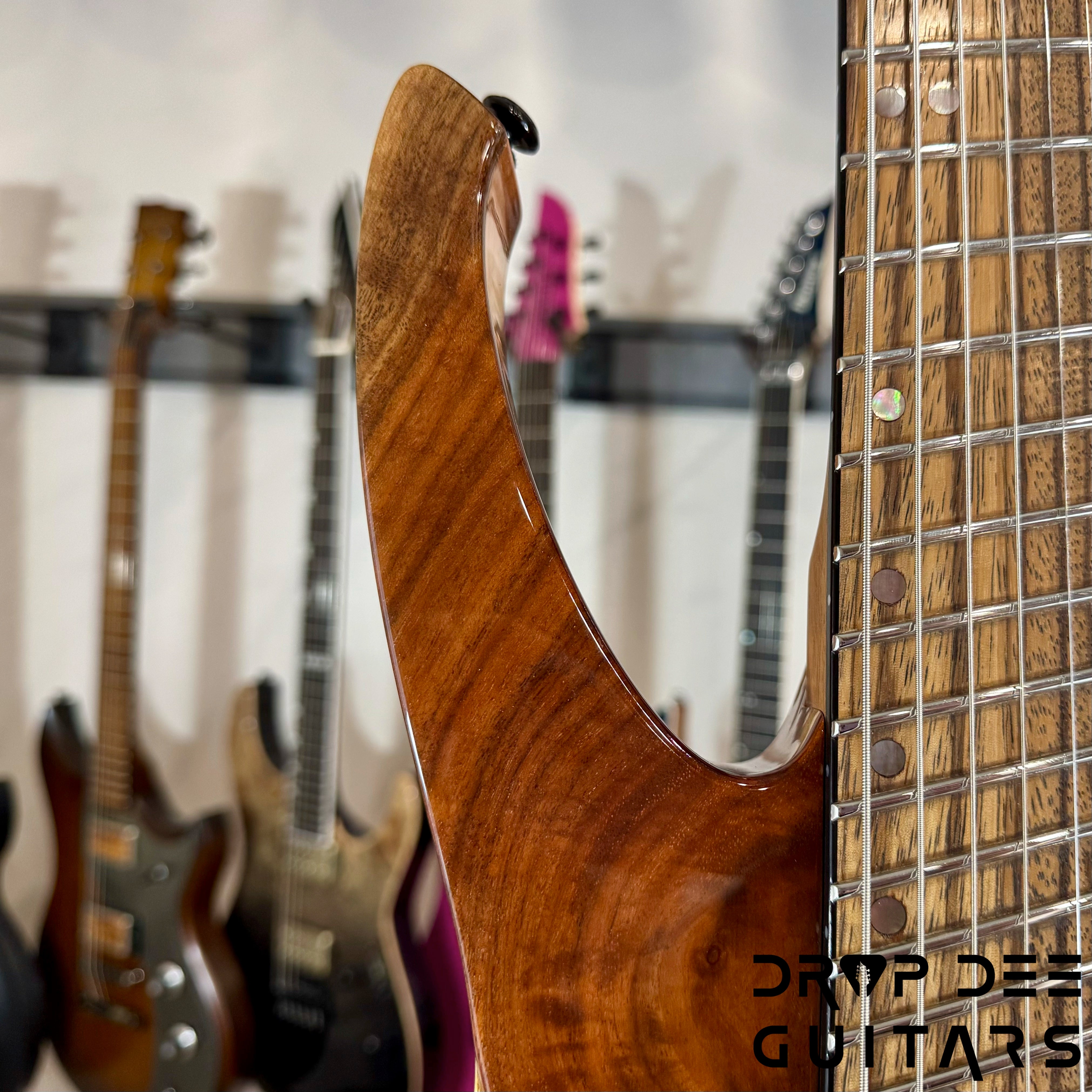 Ormsby Custom Shop Futura 7 Multiscale 7-String Electric Guitar w/ Bag - Walnut