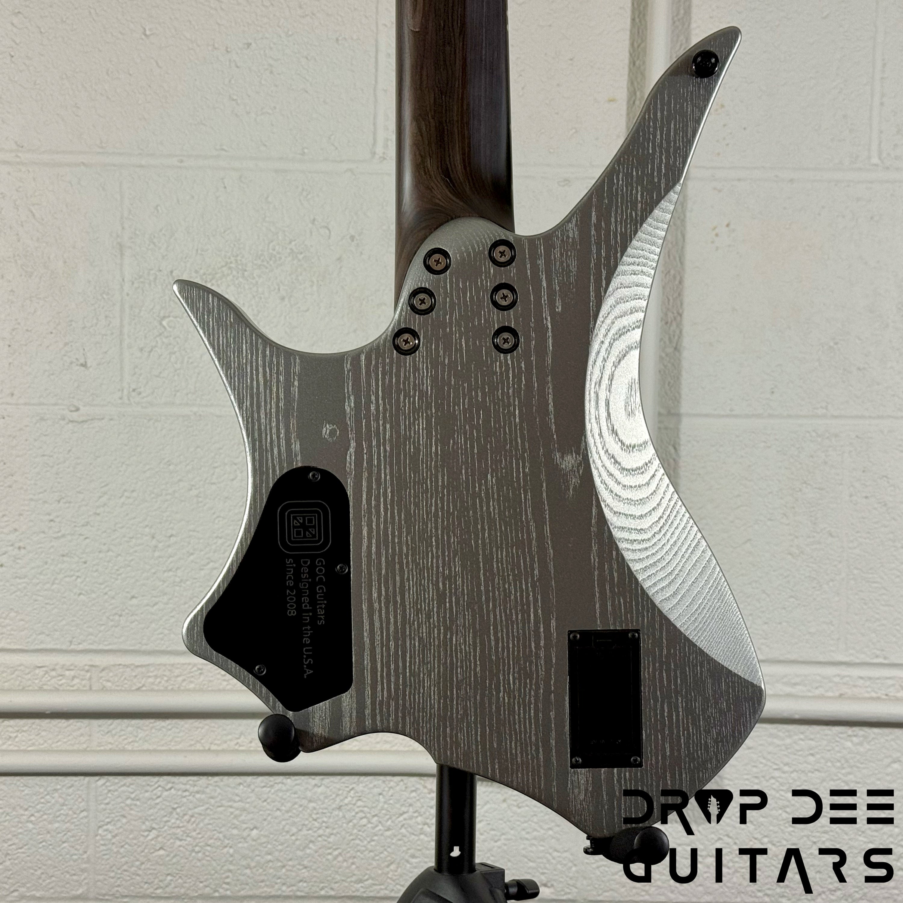 GOC Varja 7 Multiscale 7-String Electric Guitar w/ Bag - Silver