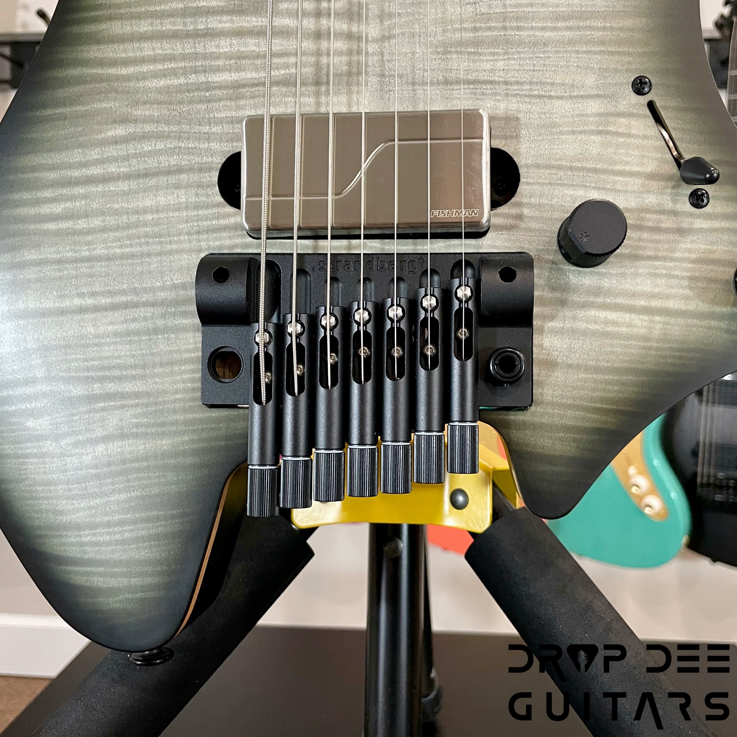 Strandberg Boden Prog NX 7 Headless Multiscale 7-String Electric Guitar w/ Bag - Charcoal Black