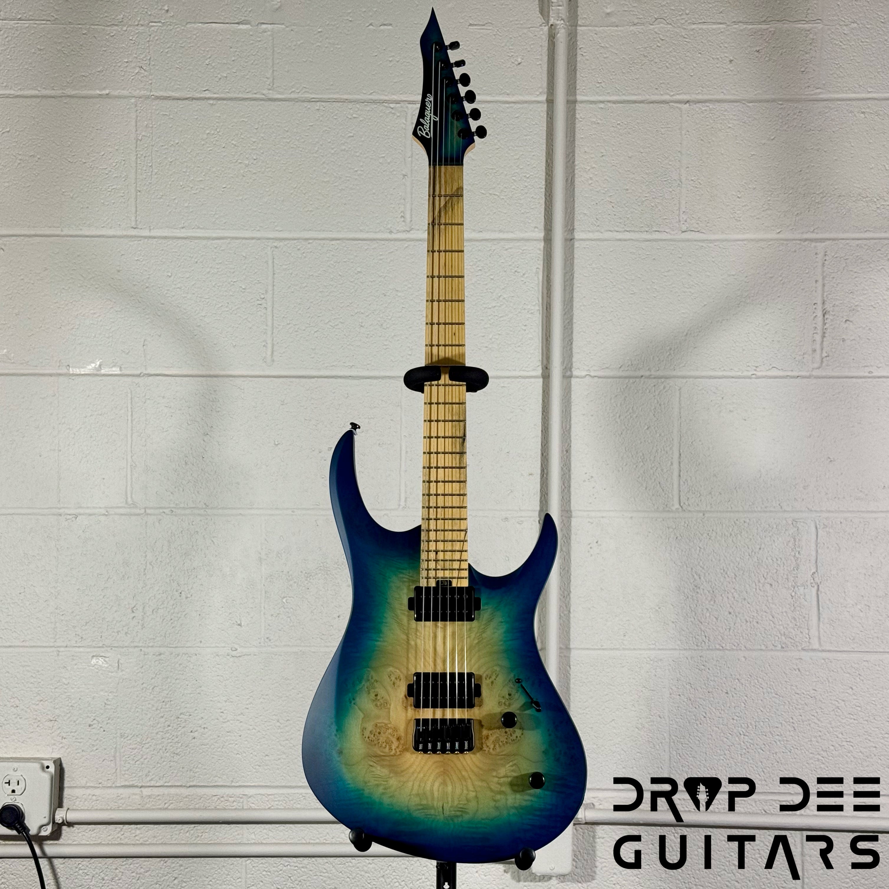 Balaguer DDG Exclusive Run Diablo Baritone Electric Guitar w/ Bag (1062) - Island Burst