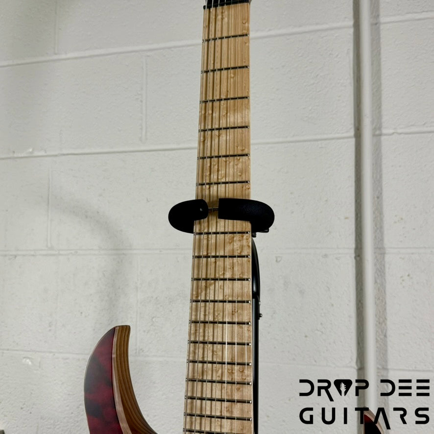 Mayones Duvell Elite 7 7-String Electric Guitar w/ Case - Red/Black Fade