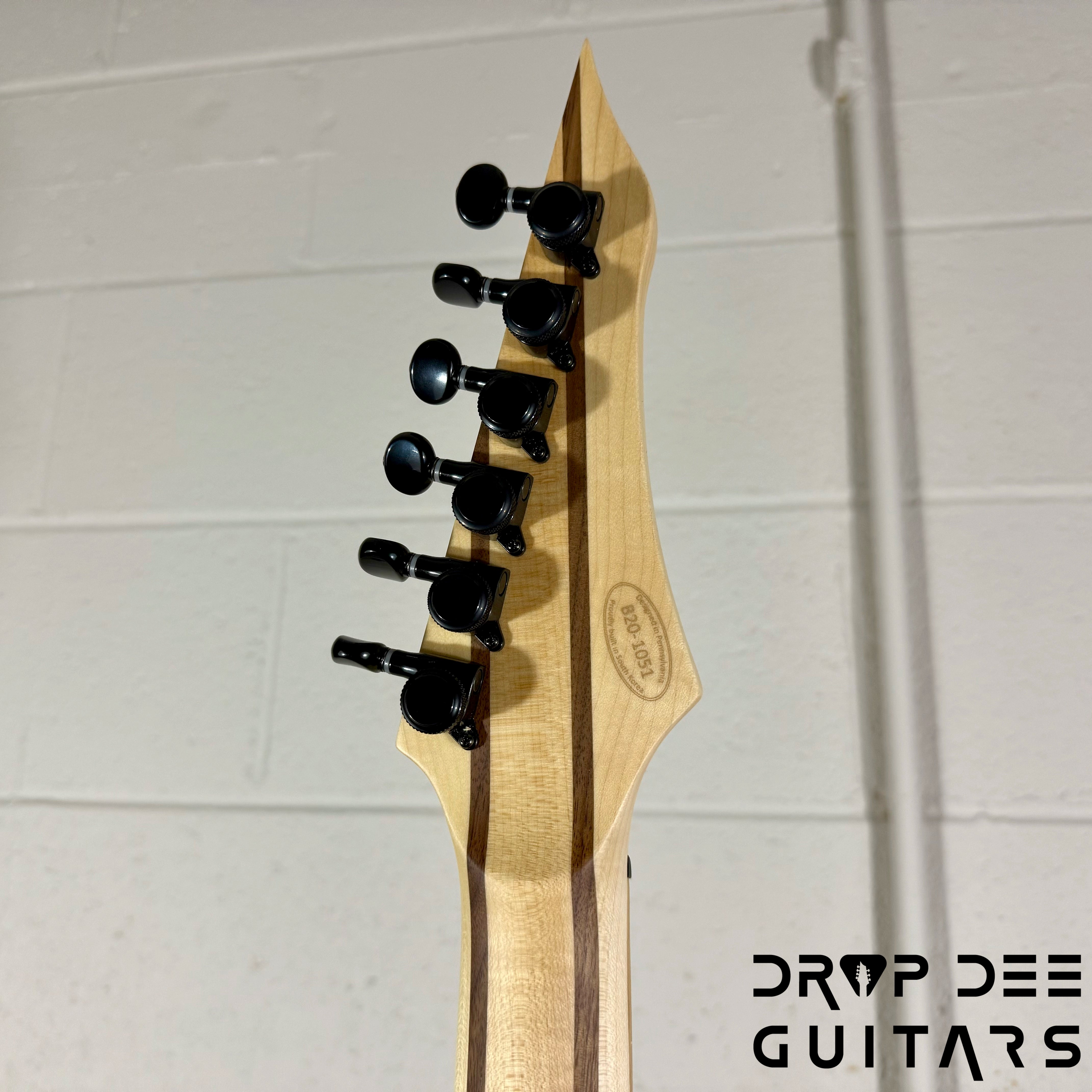 Balaguer DDG Exclusive Run Diablo Baritone Electric Guitar w/ Bag (1051) - Island Burst