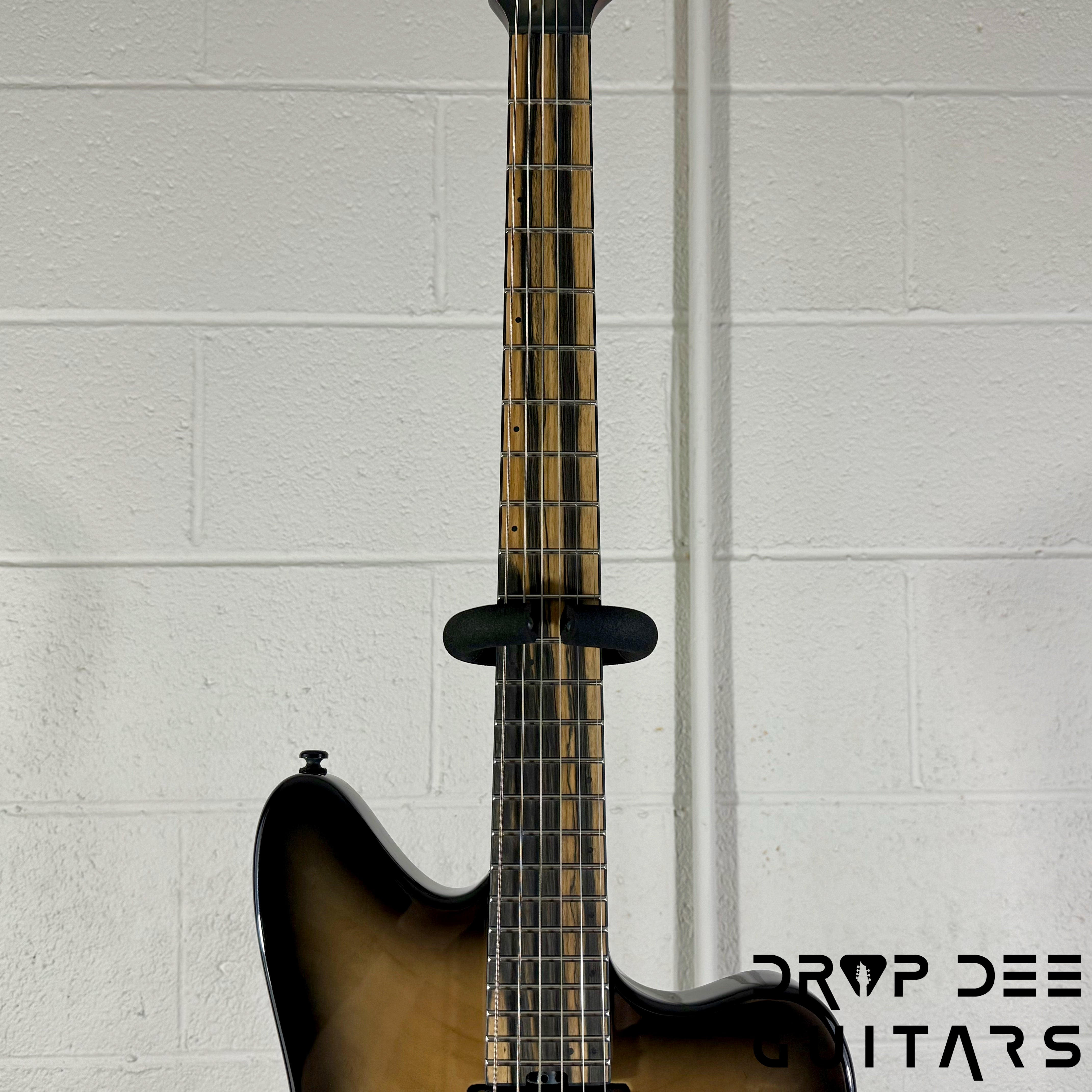 Balaguer DDG Exclusive Select Series Growler Baritone Electric Guitar w/ Bag - See-Thru Two-Tone Black Edge Burst