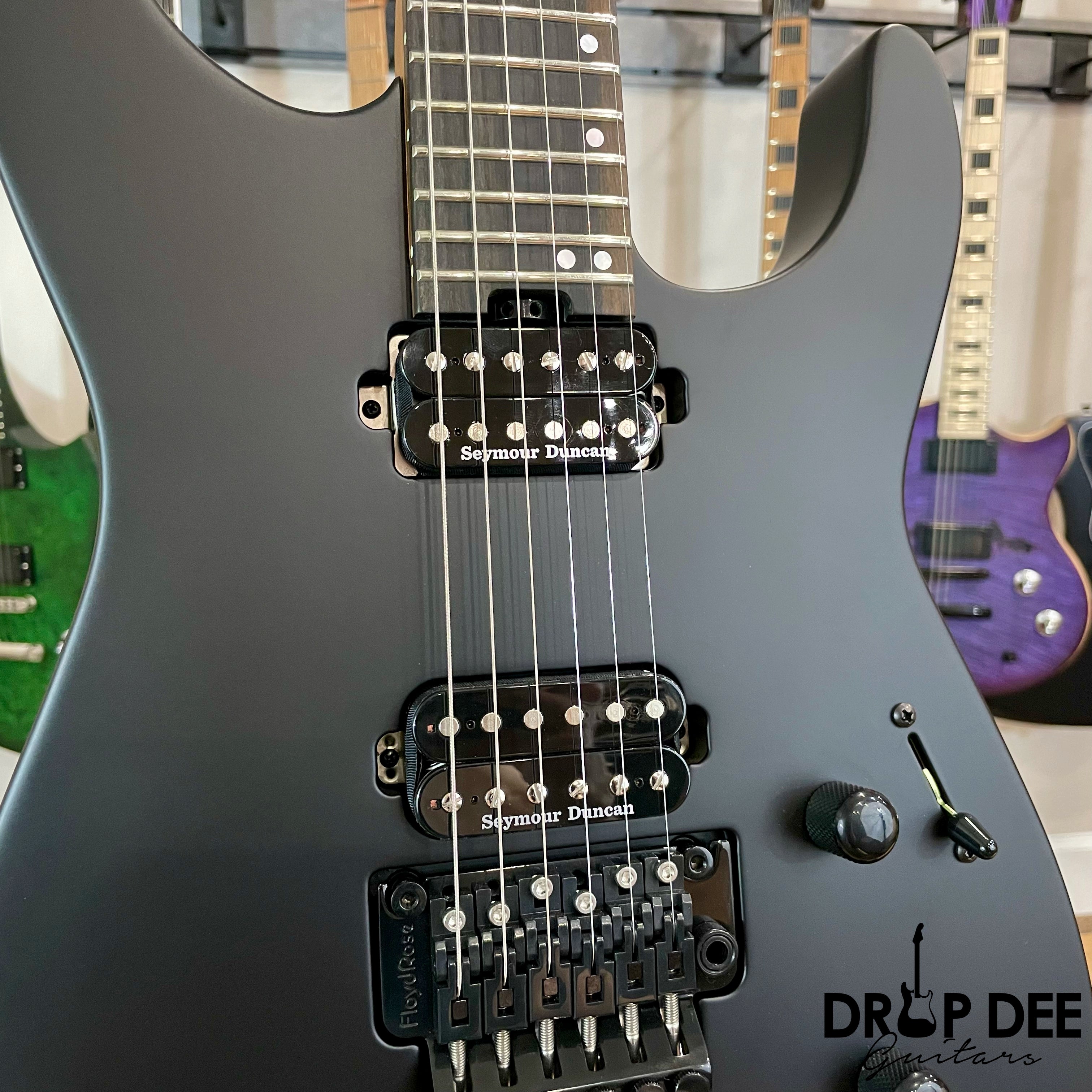 Jackson American Series Virtuoso Electric Guitar w/ Case - Satin Black