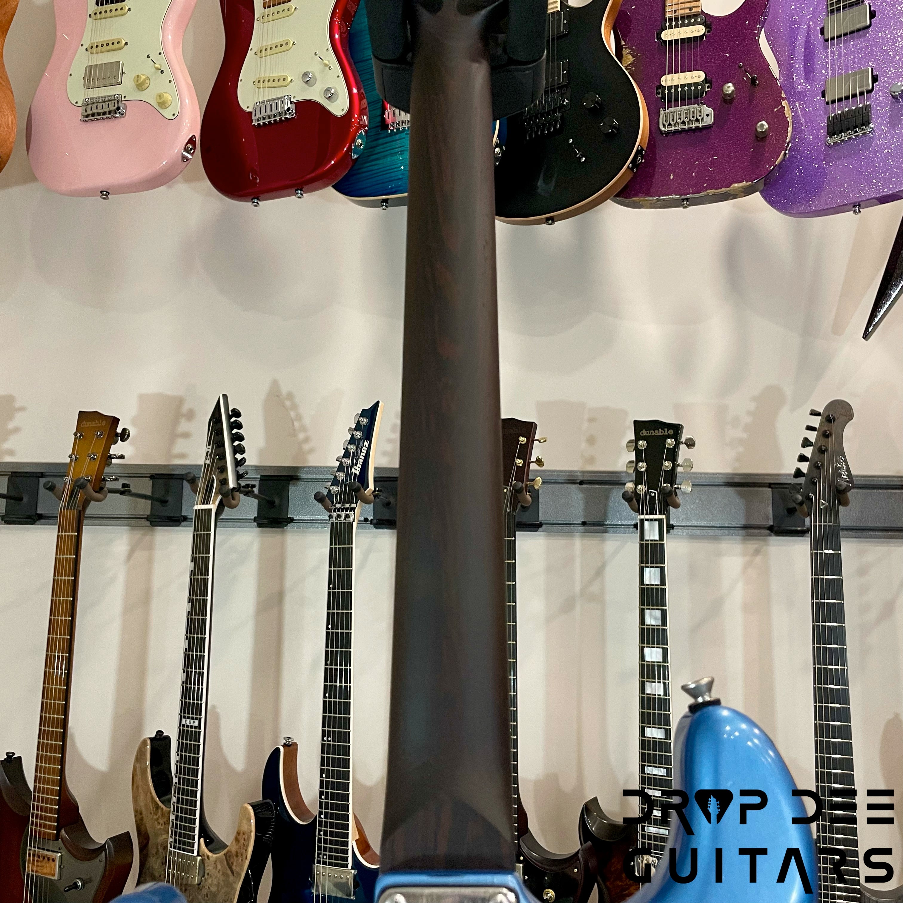 Schecter USA Custom Shop Nick Johnston Traditional Electric Guitar w/ Case - Lake Placid Blue over 3-Tone Sunburst (Heavy Relic)