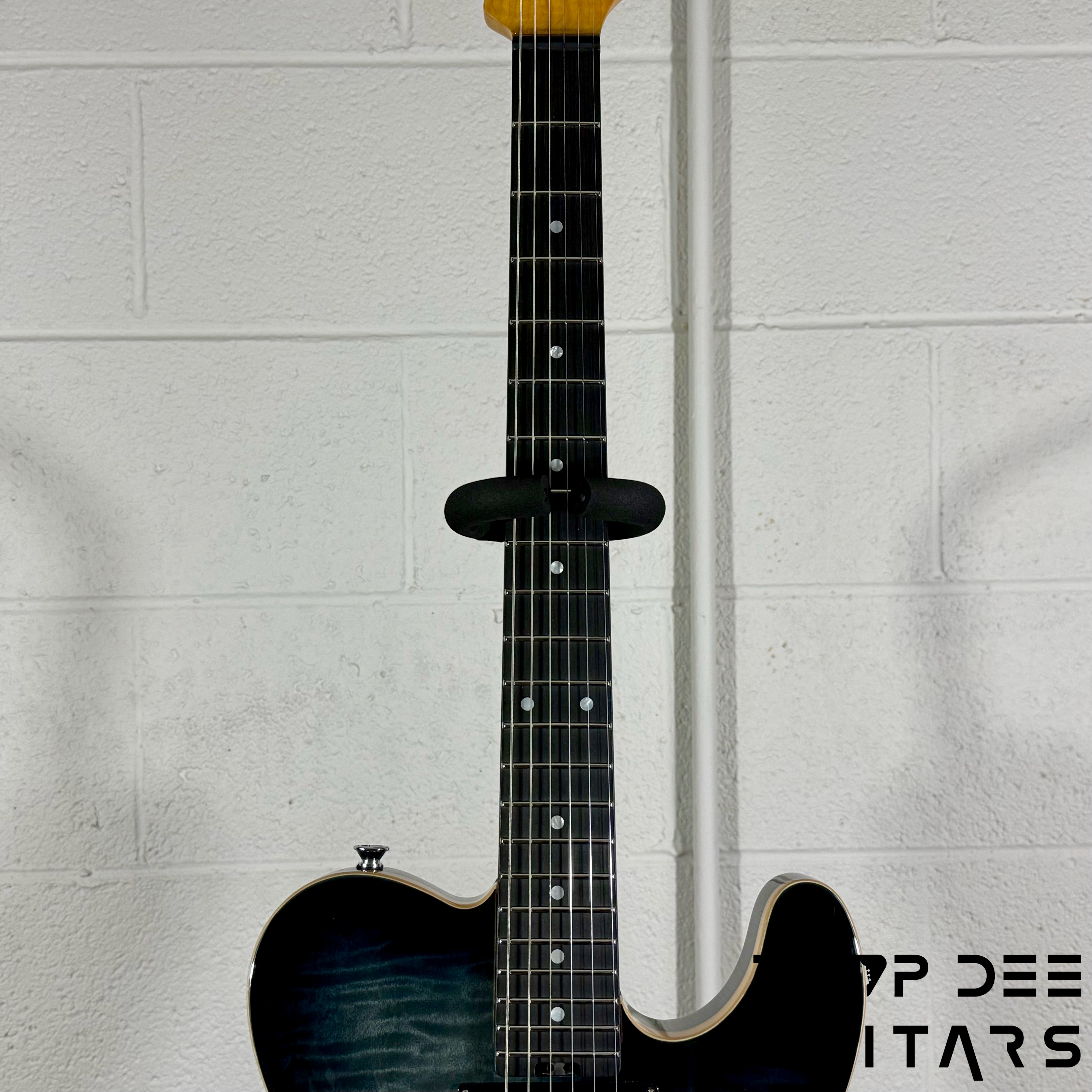 Schecter PT Classic Electric Guitar w/ Case - Transparent Black Burst