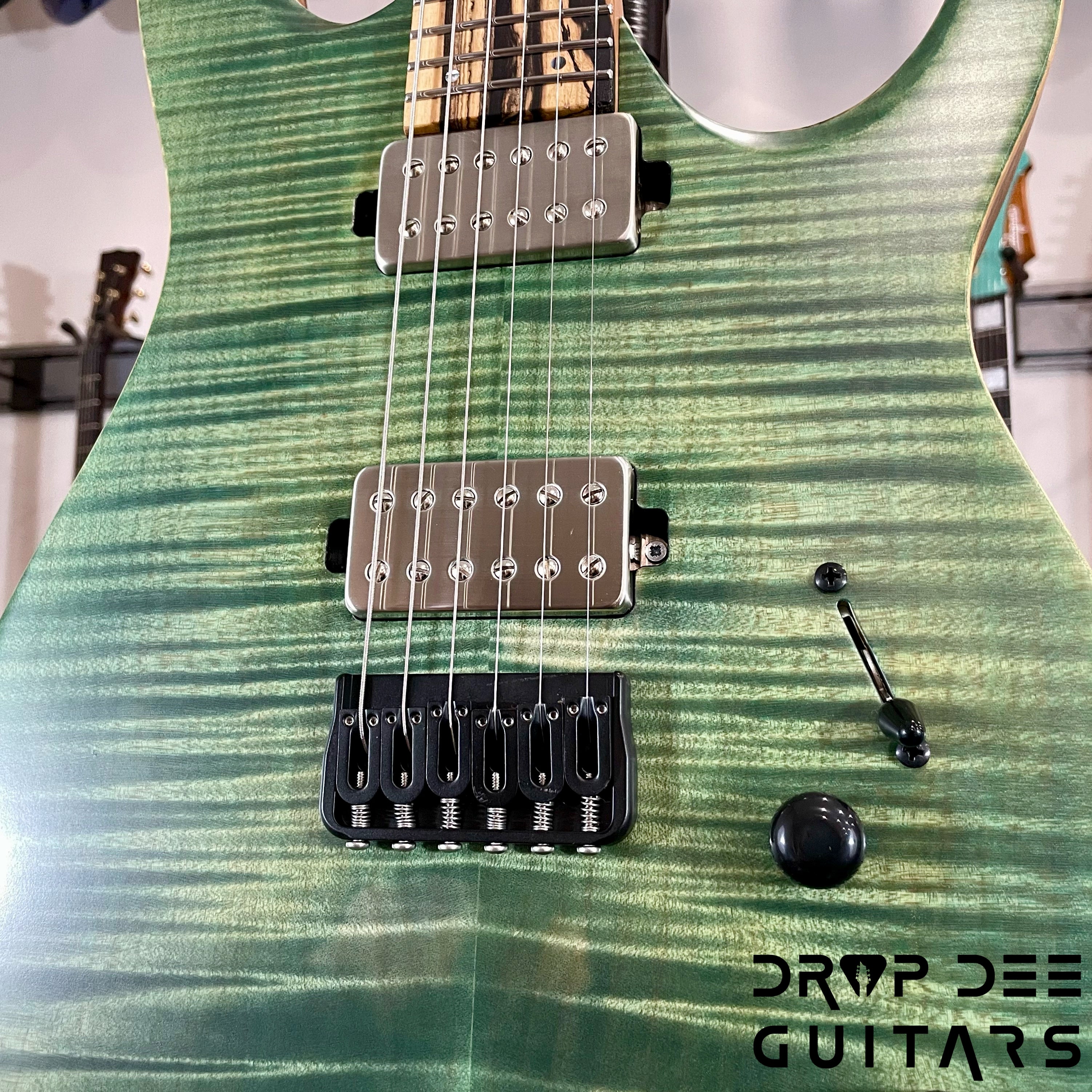 SMP Custom Shop Orpheus Electric Guitar w/ Case - Trans Green
