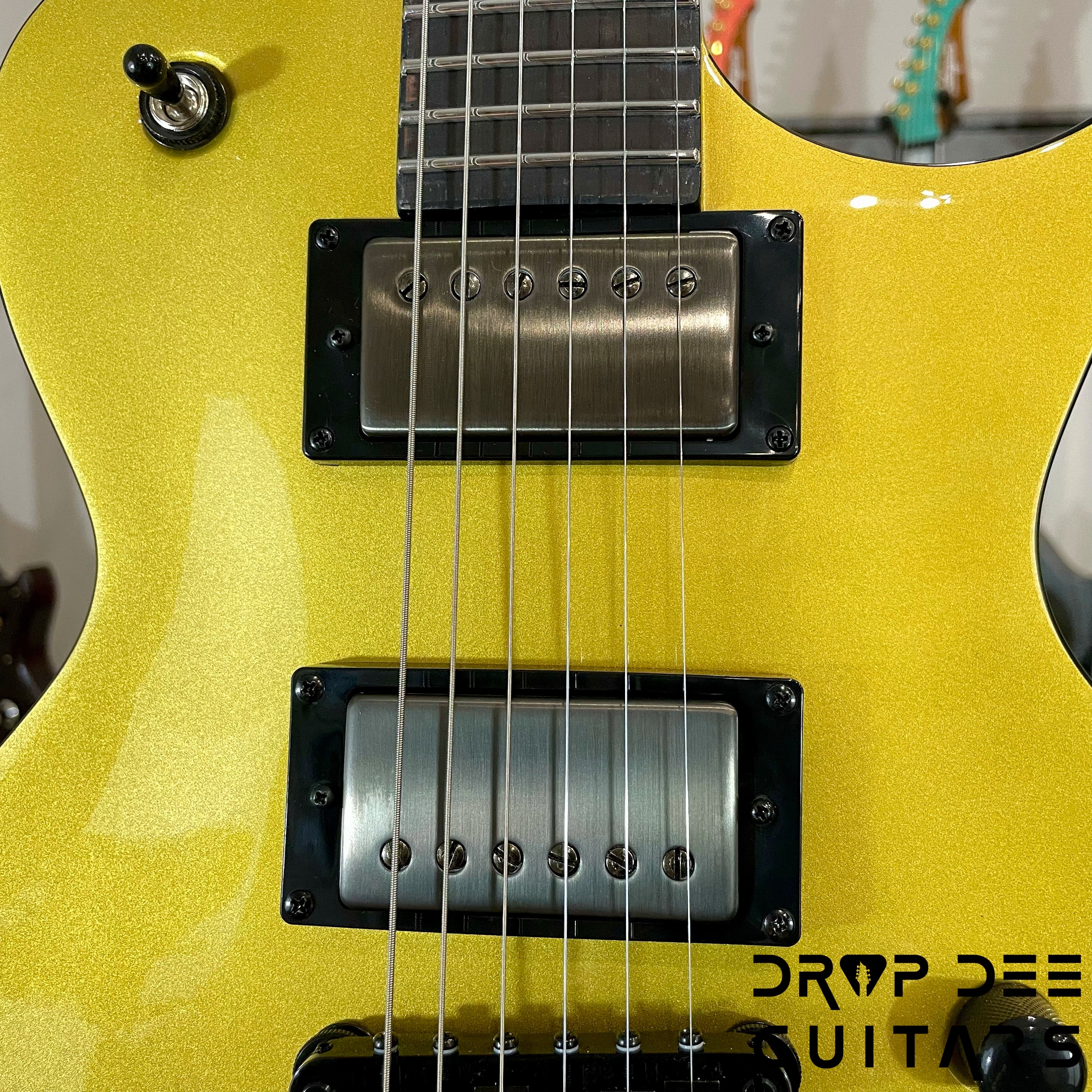 ESP LTD EC-2025 50th Anniversary Electric Guitar w/ Case - Metallic Gold
