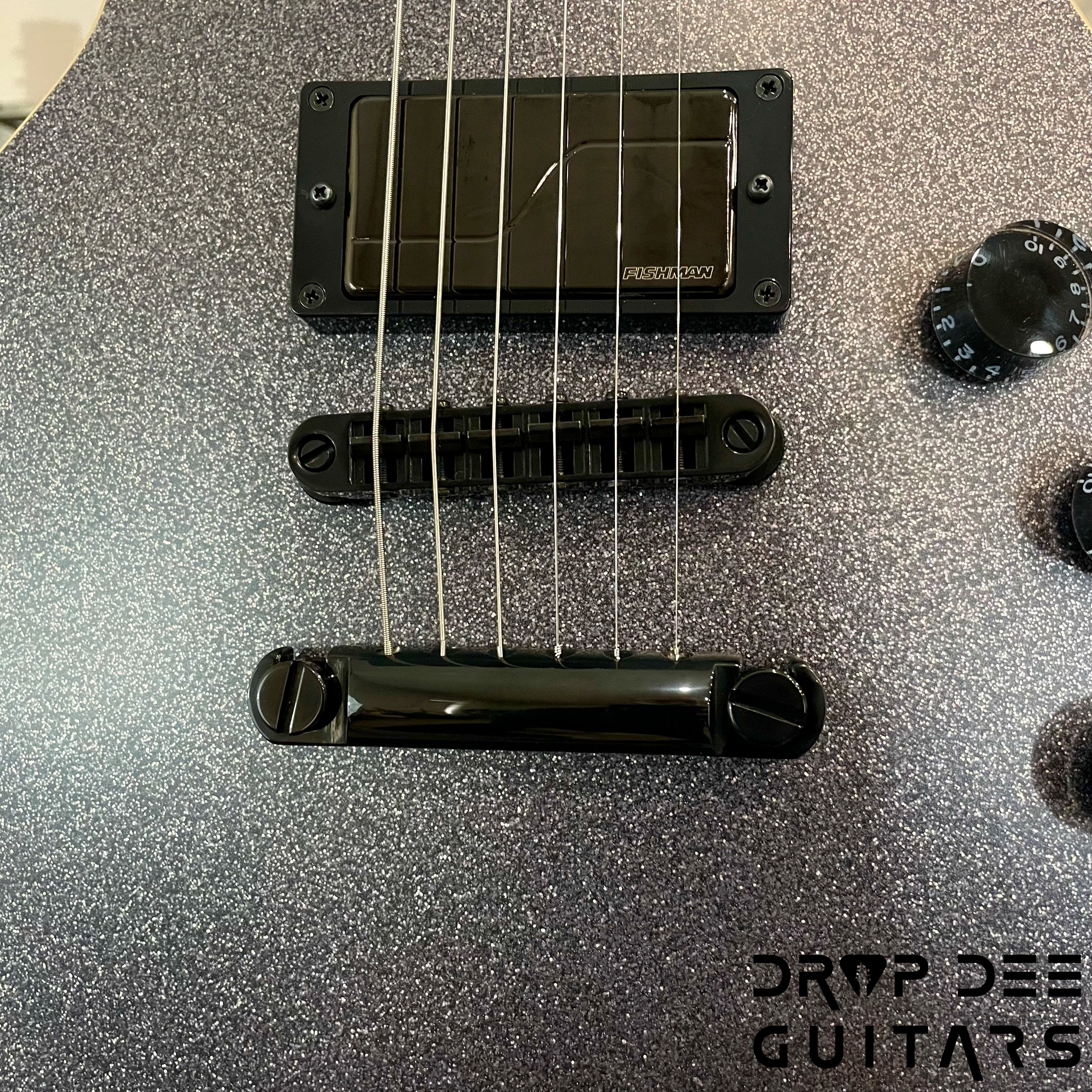 ESP USA Eclipse Electric Guitar w/ Case - Black Sparkle