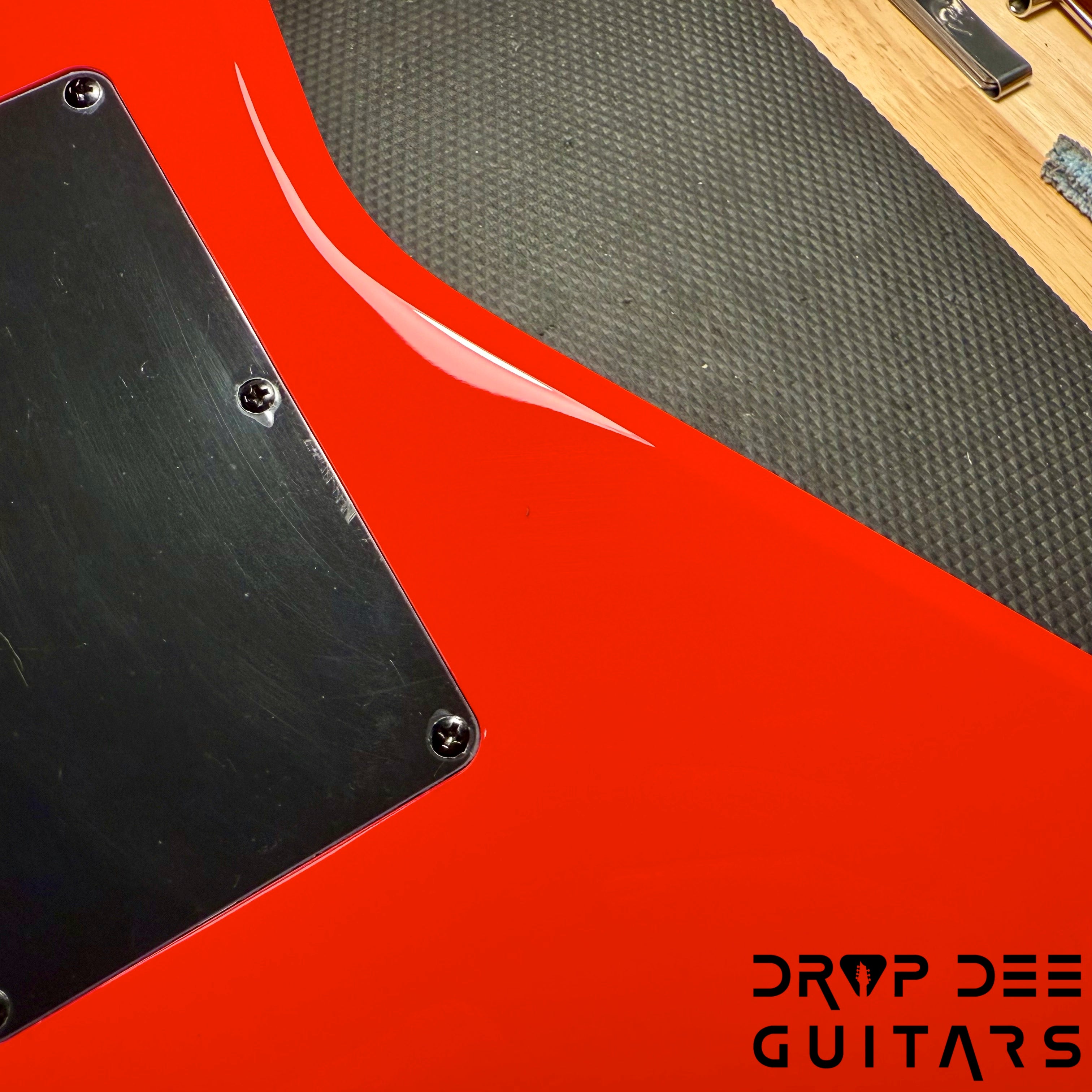 Jackson Pro Series Dave Davidson Signature WR7 Baritone 7-String Electric Guitar w/ Bag - Ferrari Red