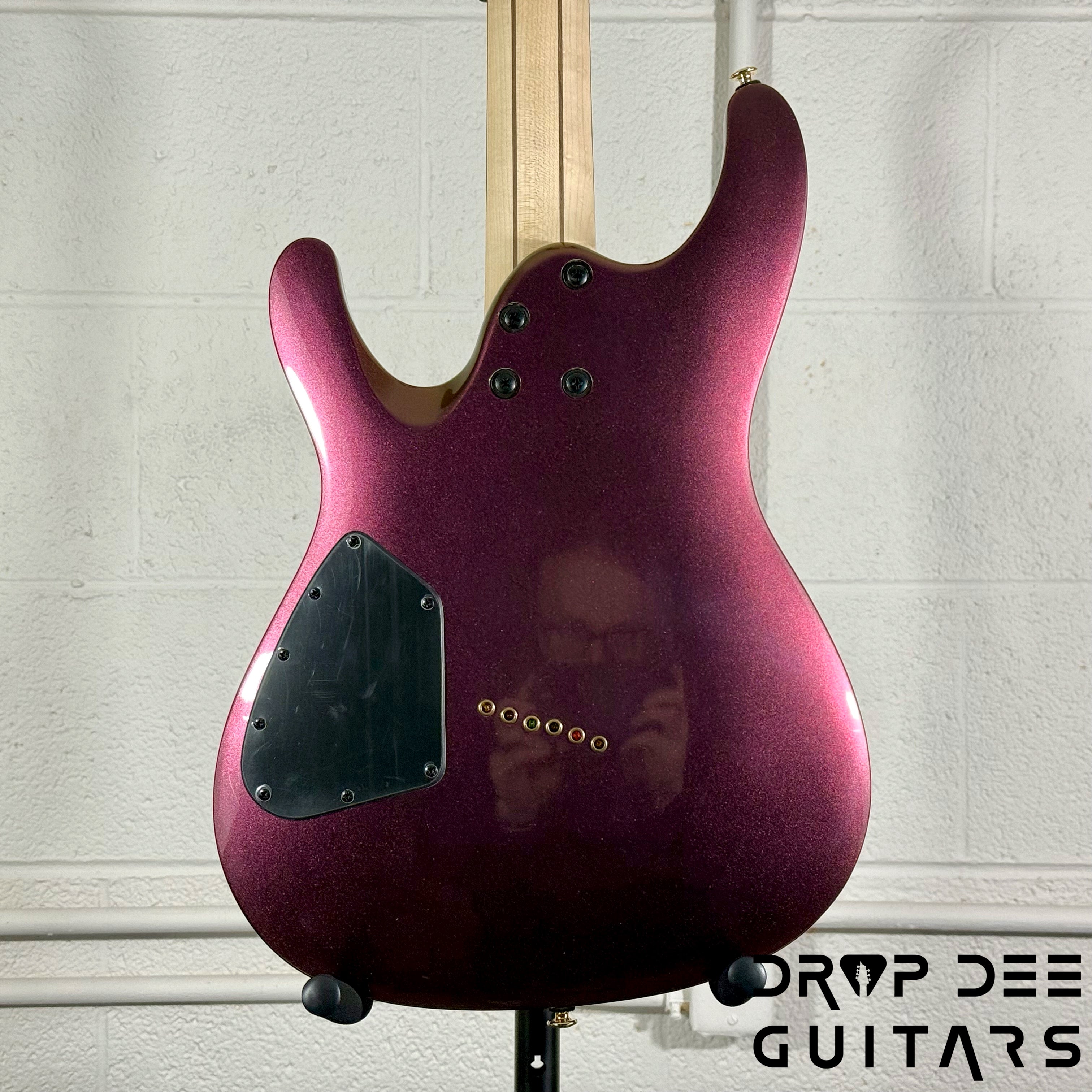 Ibanez Axe Lab Design SML721 Multi-Scale Electric Guitar - Rose Gold Chameleon