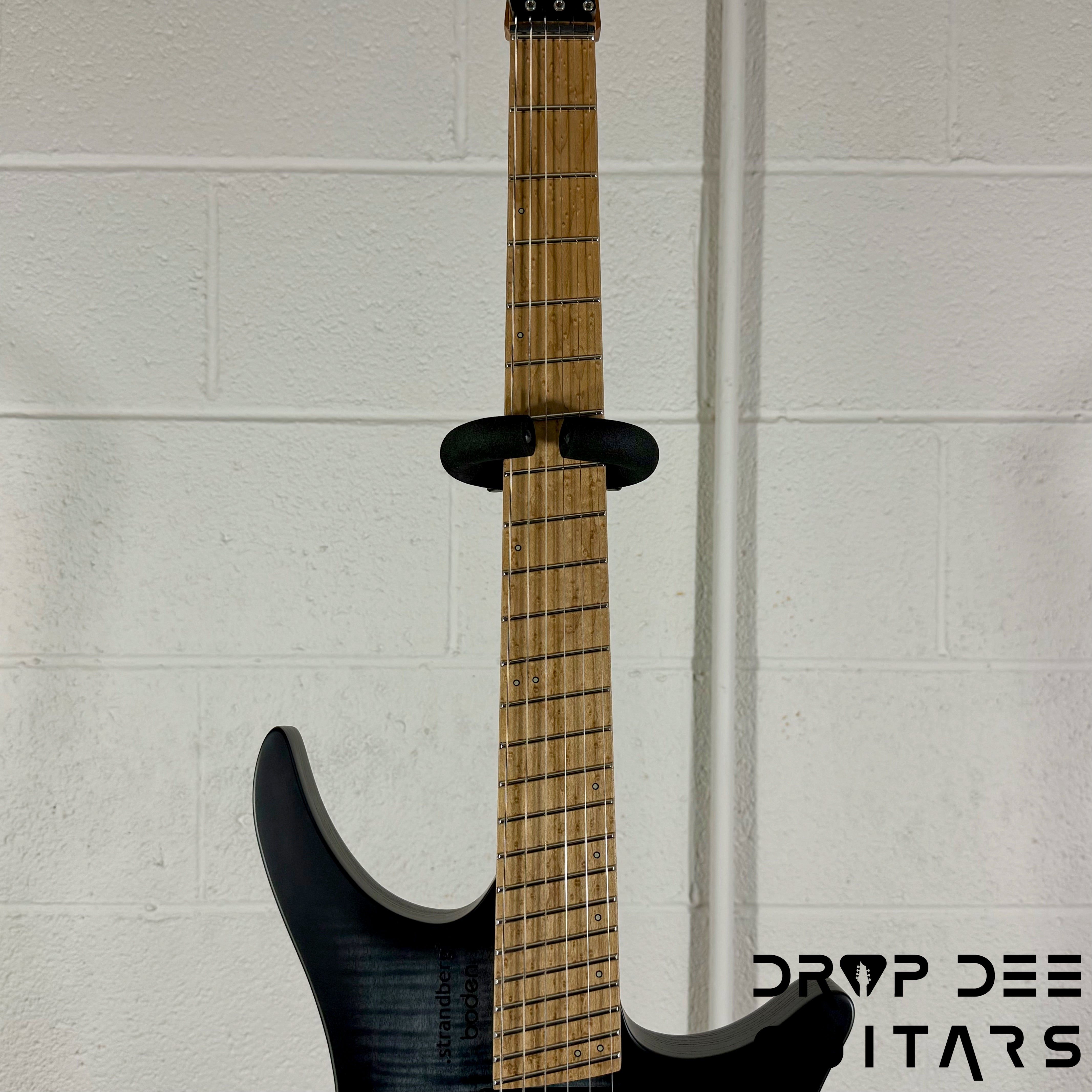 Strandberg Boden Original N2.6 Multiscale Headless Electric Guitar w/ Bag - Black Denim Burst Satin