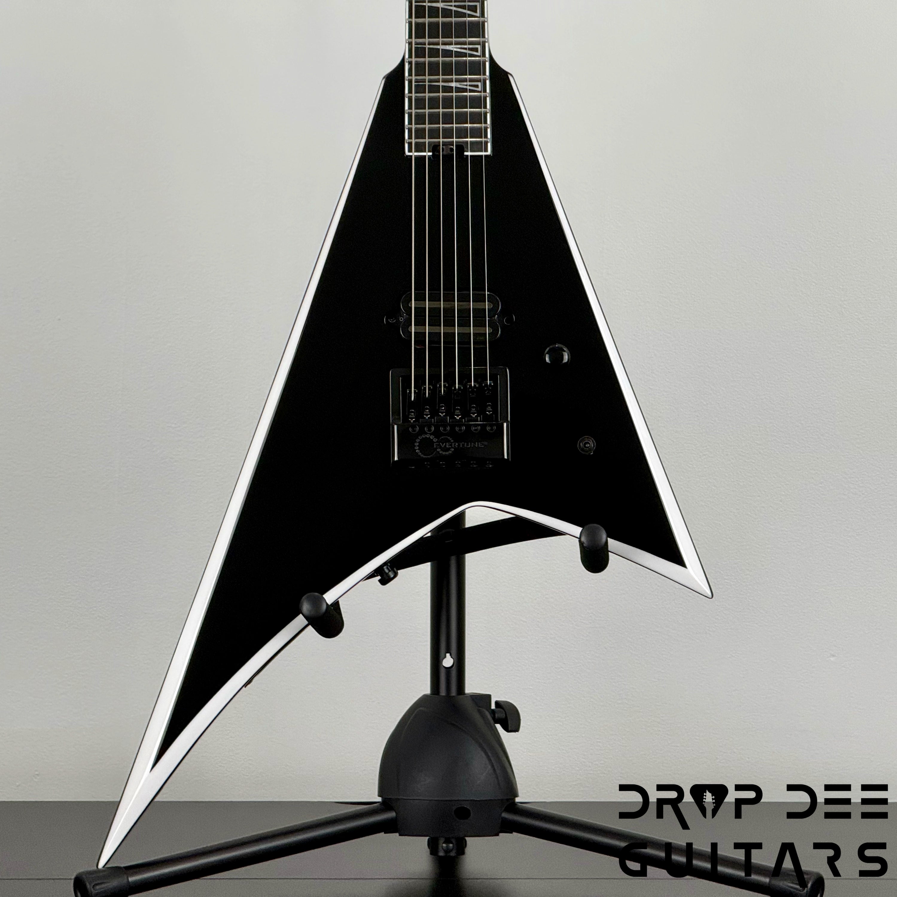 Jackson Pro Plus Series Signature Christian Andreu Rhoads RR24 EVTN6 Electric Guitar w/ Case - Black with White Bevels