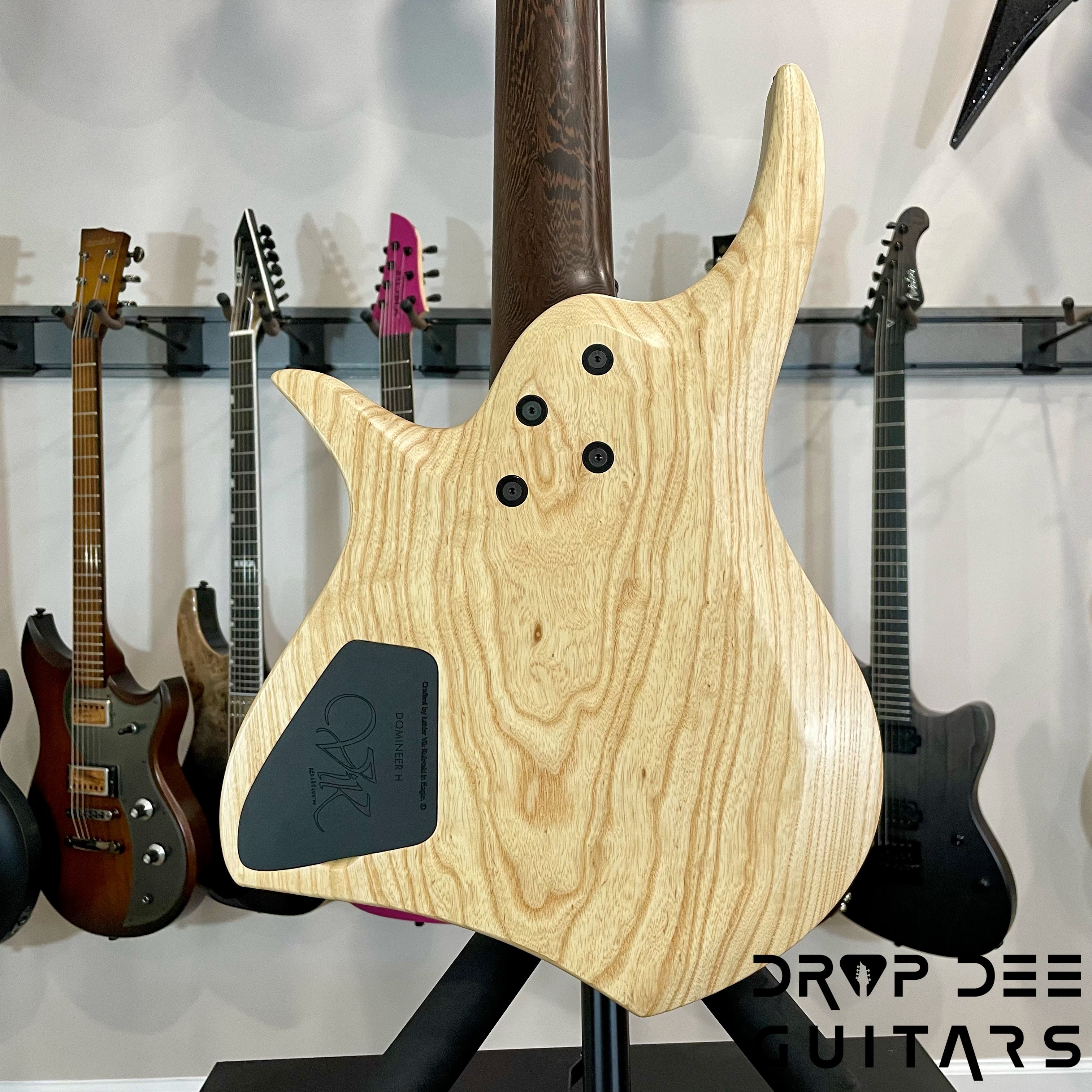 ViK Domineer H7ff "Blood Moon Surf" Multiscale Headless Electric Guitar w/ Case - Blood Moon Surf