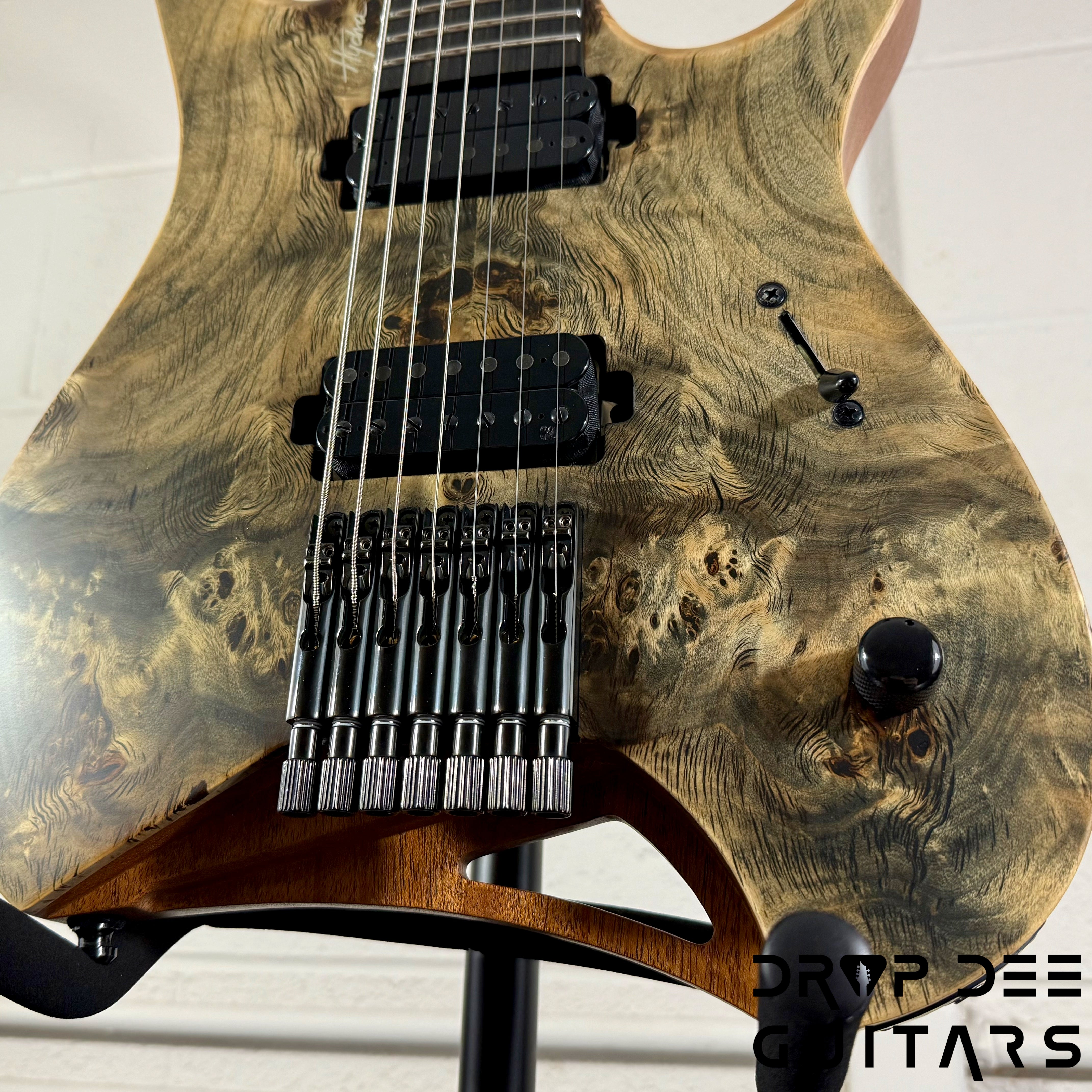 Mayones Hydra Elite 7 7-String Headless Electric Guitar w/ Bag - Natural
