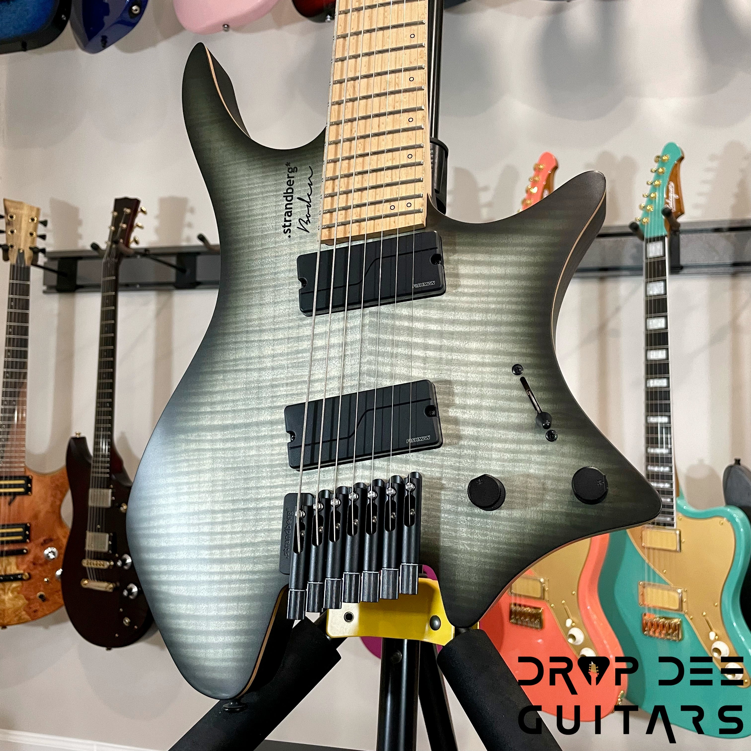 Strandberg Boden Original NX 7 Headless Multiscale 7-String Electric Guitar w/ Bag - Charcoal Black