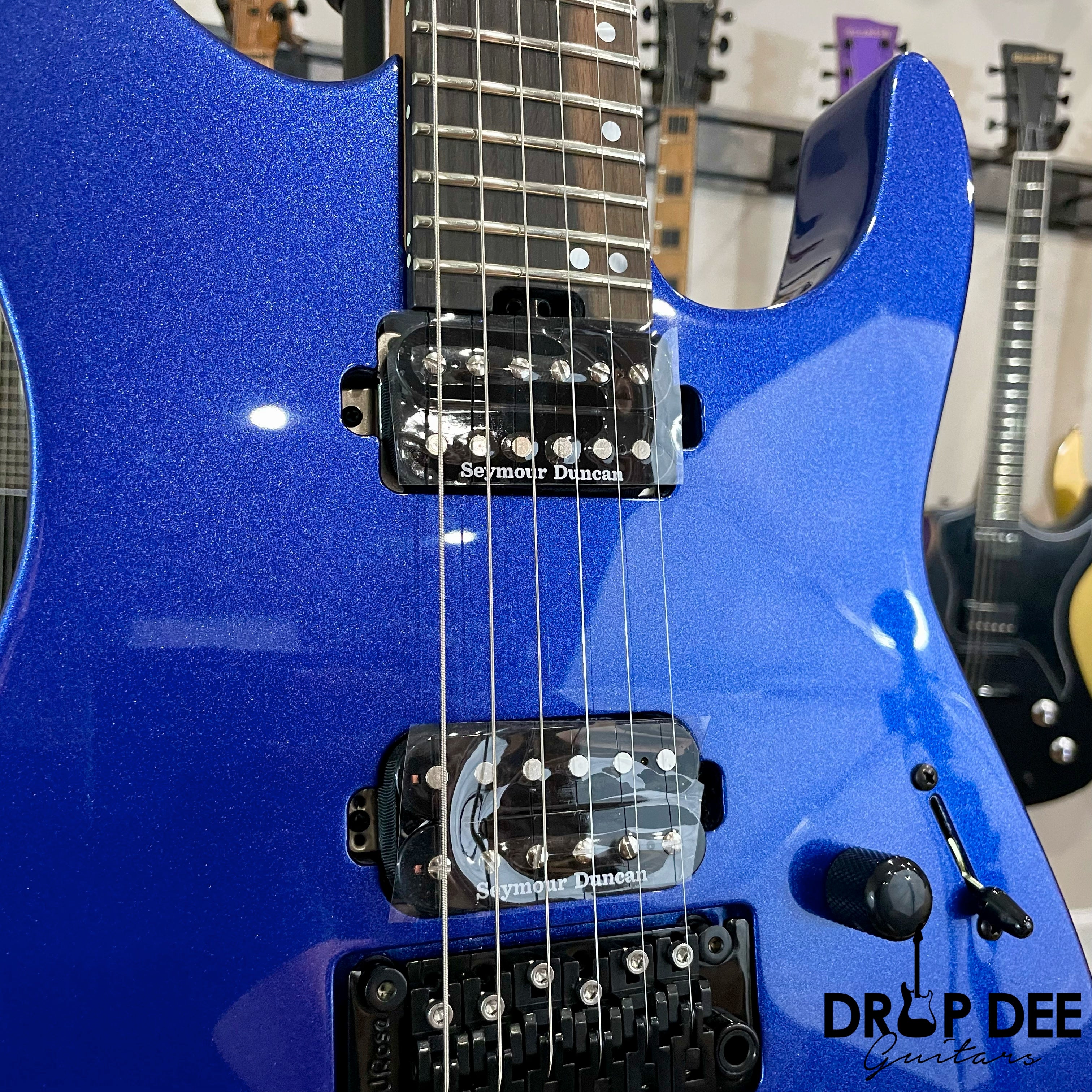 Jackson American Series Virtuoso Electric Guitar w/ Case - Mystic Blue