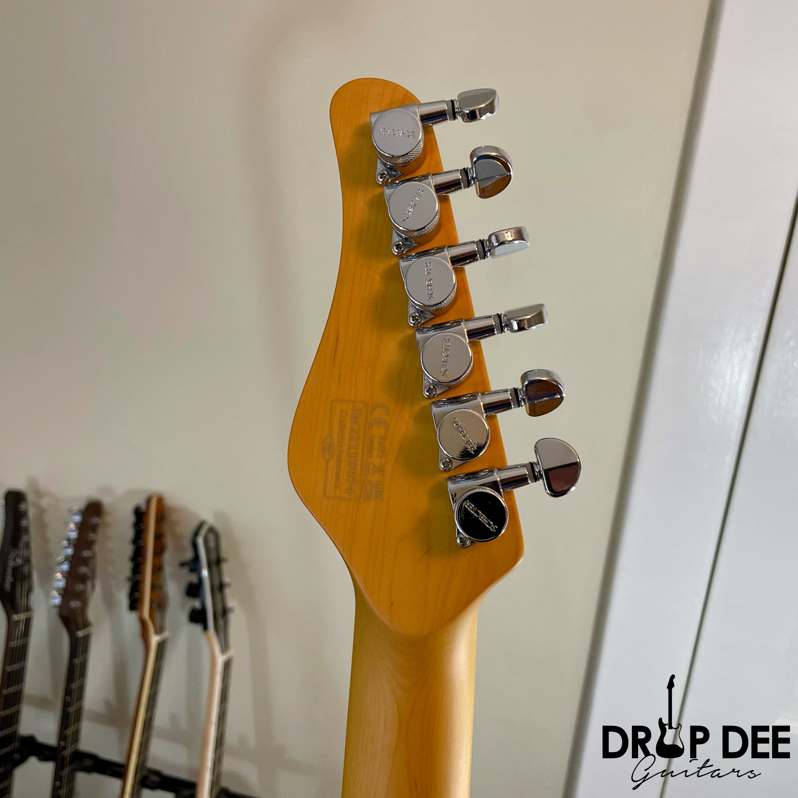 Schecter MV-6 Electric Guitar - Gloss Black