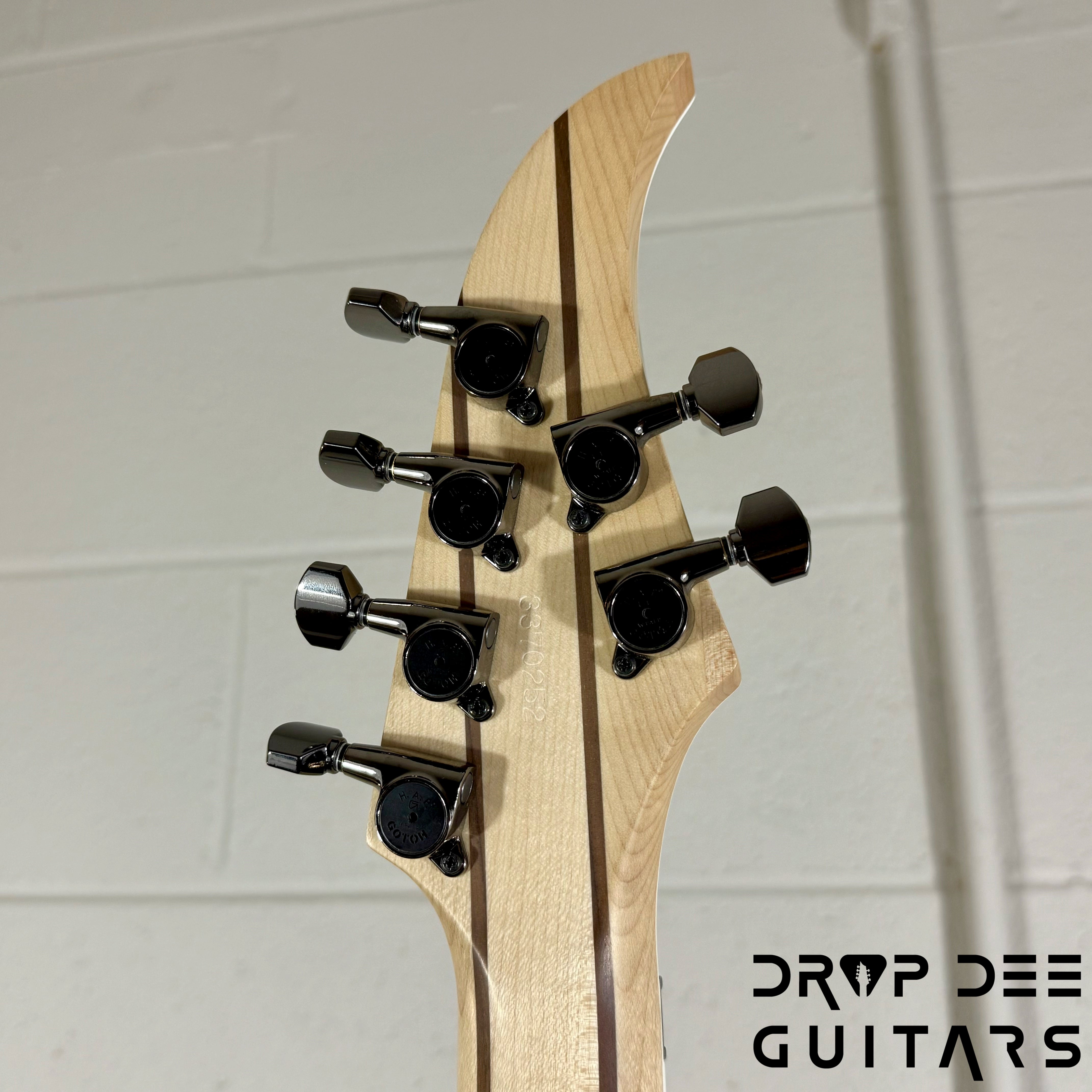 Caparison Dellinger II Prominenace MF Electric Guitar w/ Bag - Trans Spectrum Black