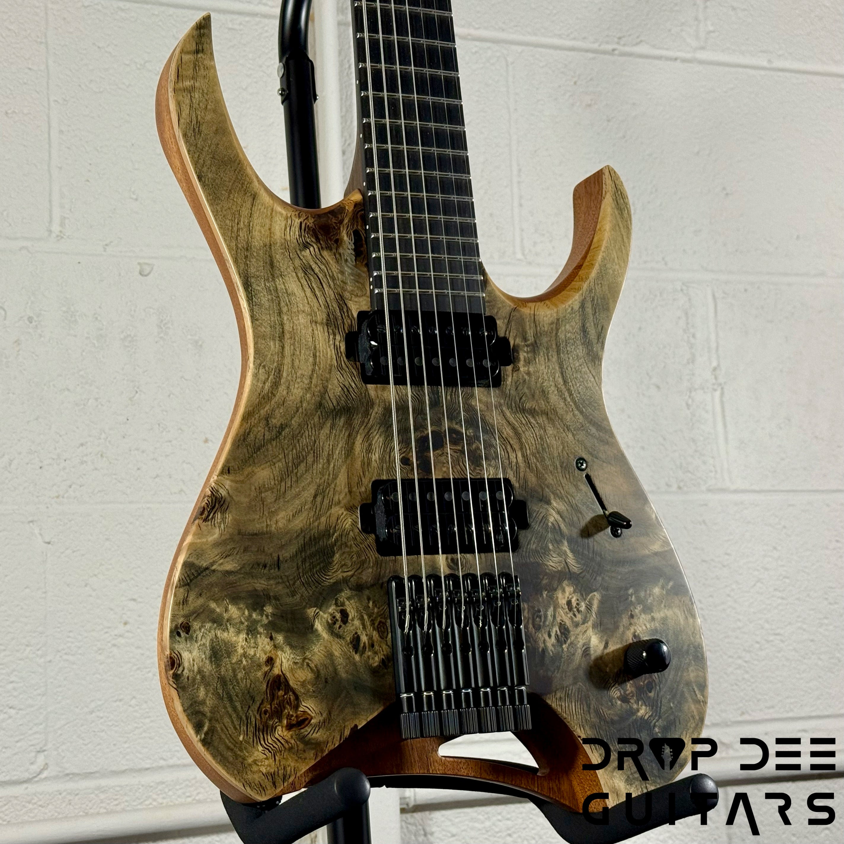 Mayones Hydra Elite 7 7-String Headless Electric Guitar w/ Bag - Natural