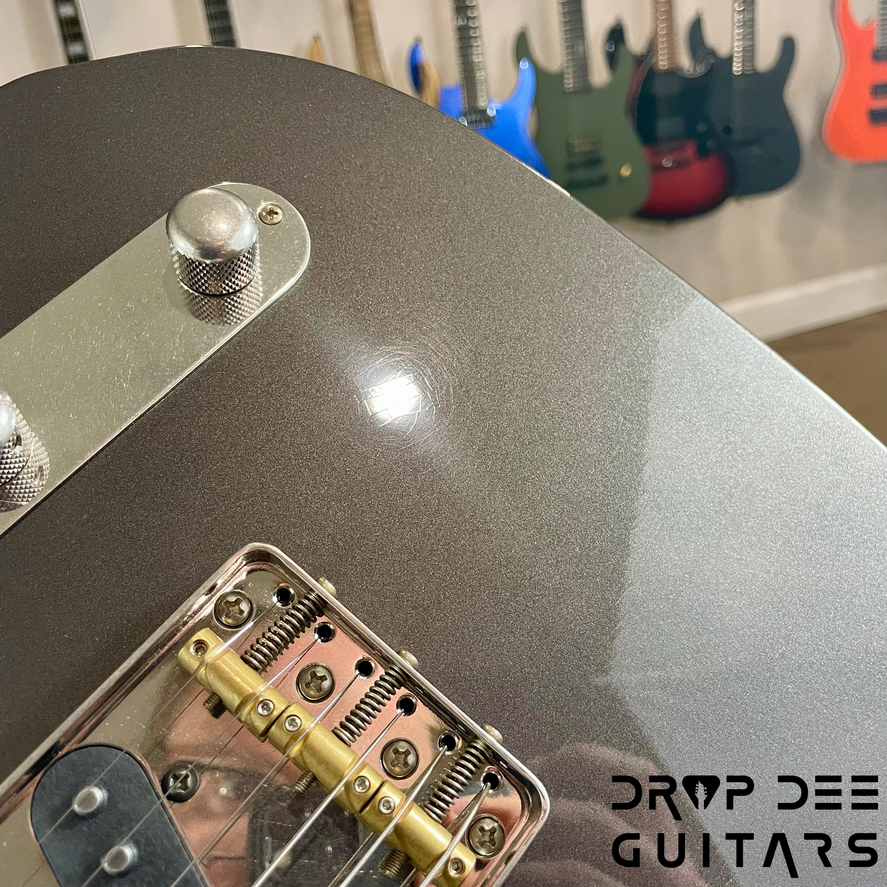 Schecter Custom Shop PT Wembley Studio Electric Guitar w/ Case - Charcoal Metallic Aged Nitro