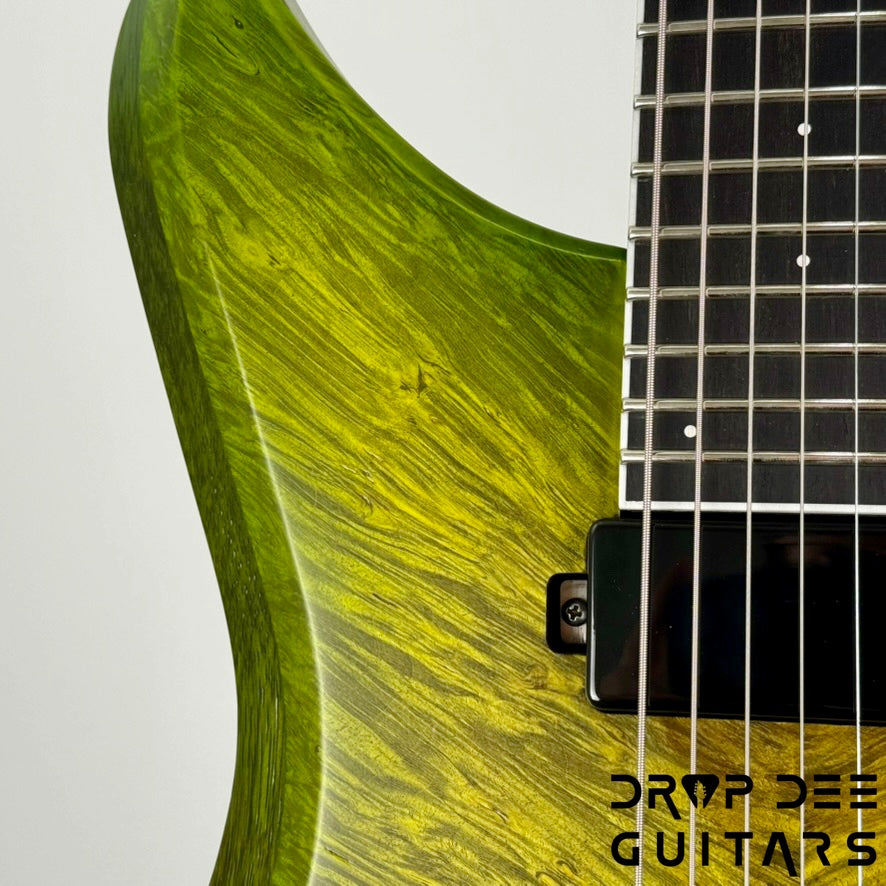 Dunable USA Custom Shop Yeti 7 7-String Electric Guitar w/ Case - Nuclear Burst