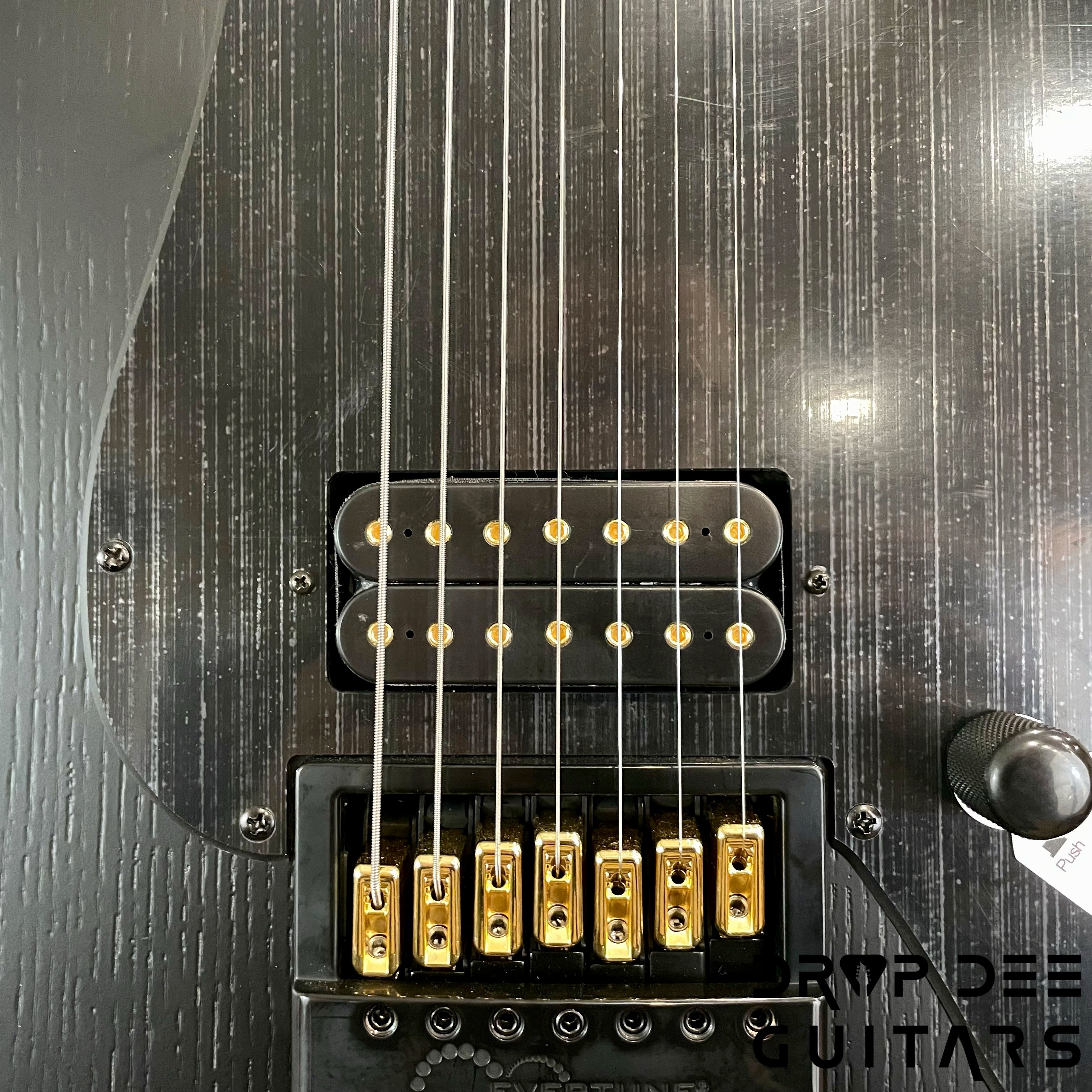 ESP LTD Alex Wade Signature AW-XJ7B Evertune Baritone 7-String Electric Guitar w/ Case (1348)