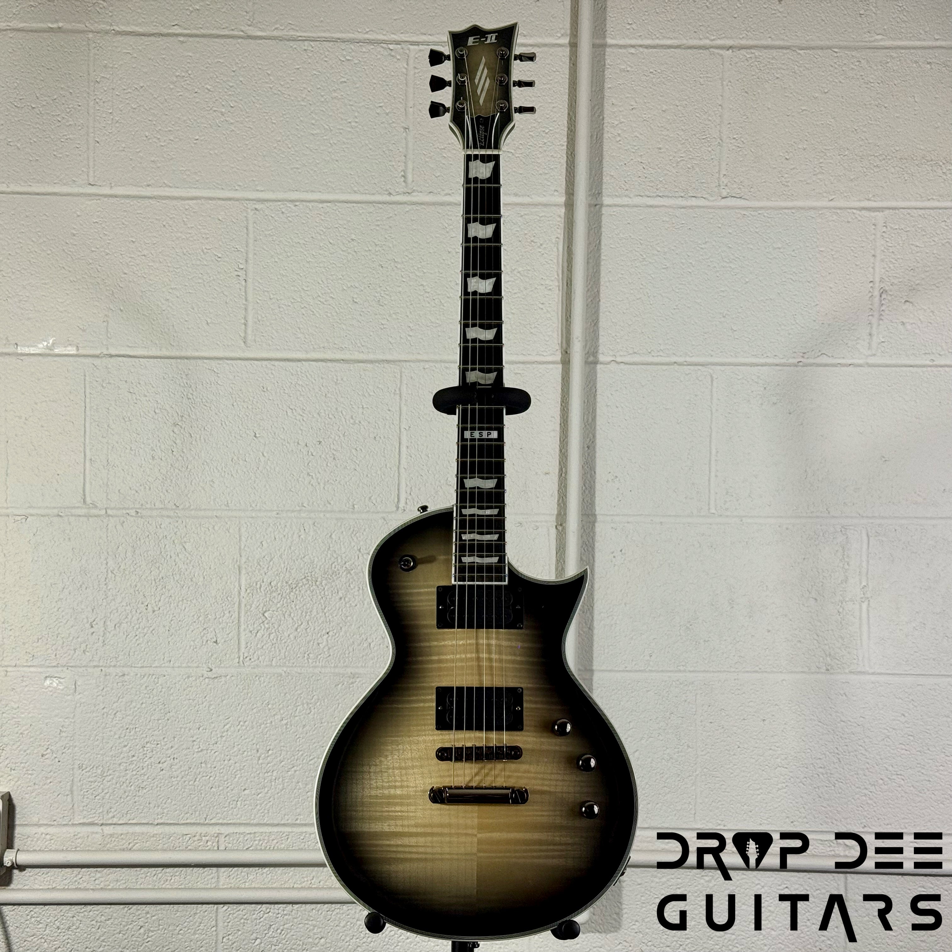 ESP E-II Eclipse FM Electric Guitar/ Case - Black Natural Burst