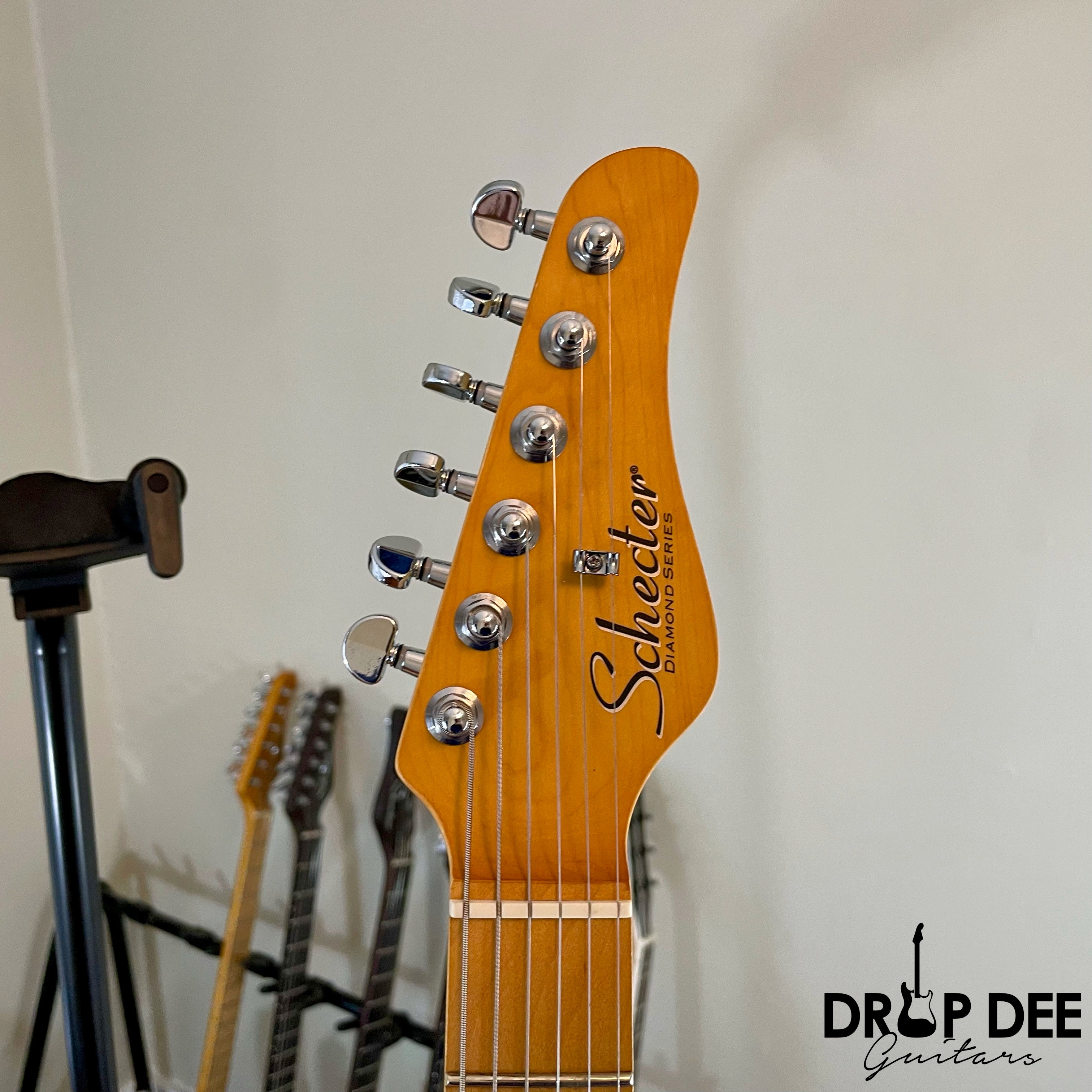 Schecter MV-6 Electric Guitar - Gloss Black