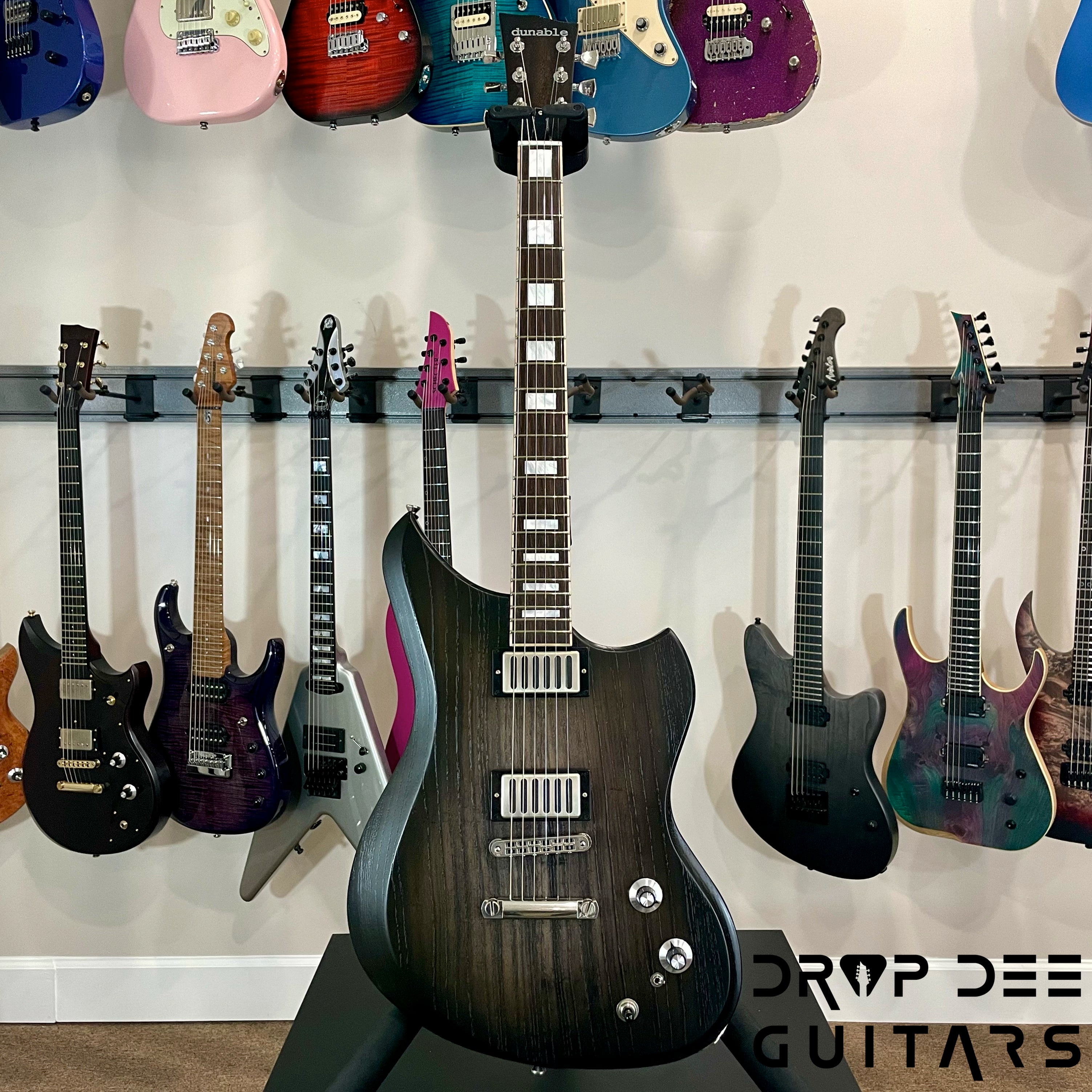 Dunable USA Custom Shop Yeti Electric Guitar w/ Case (5215) - Charcoal Burst