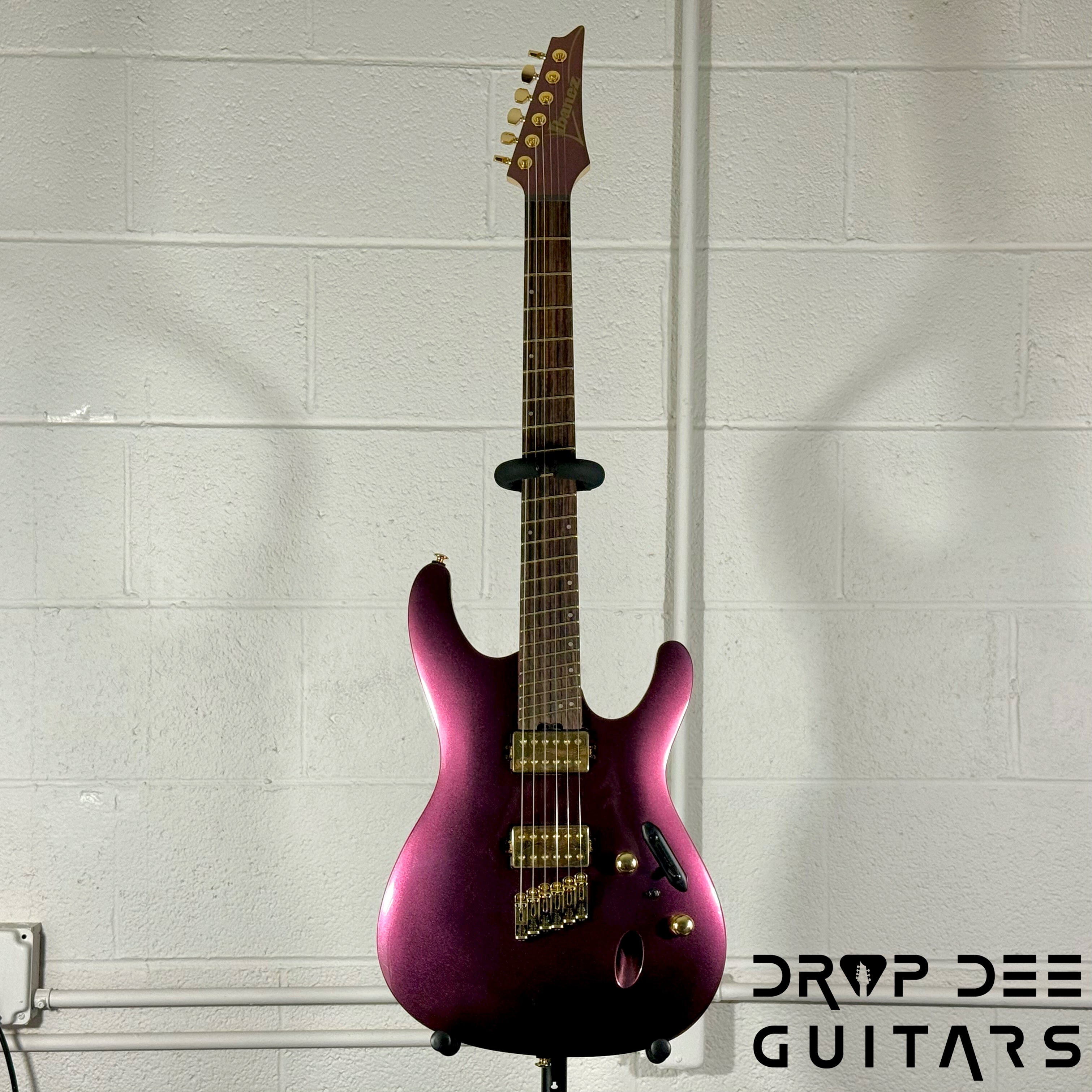 Ibanez Axe Lab Design SML721 Multi-Scale Electric Guitar - Rose Gold Chameleon