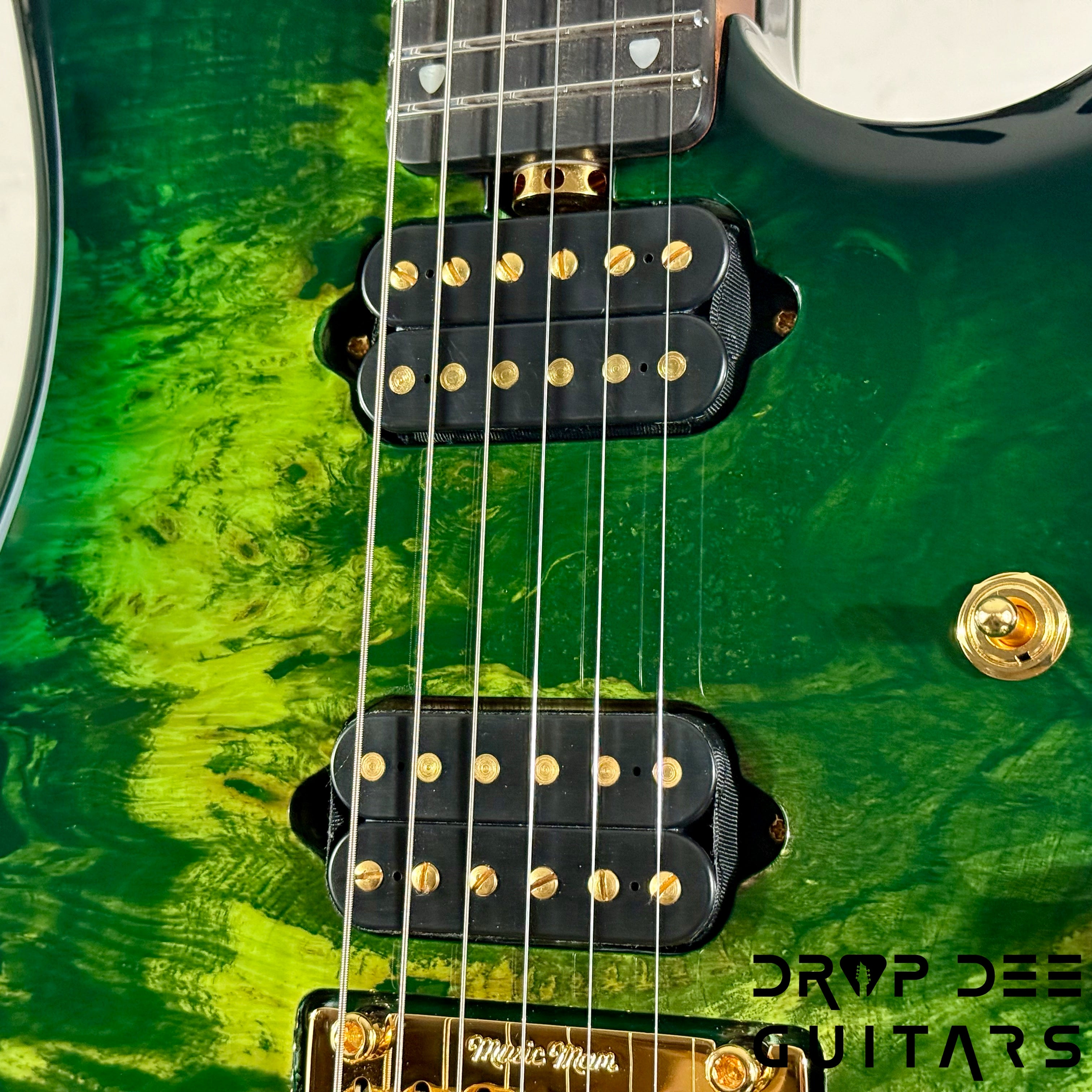 Ernie Ball Music Man BFR JP15 Electric Guitar w/ Case - Toxic Sludge