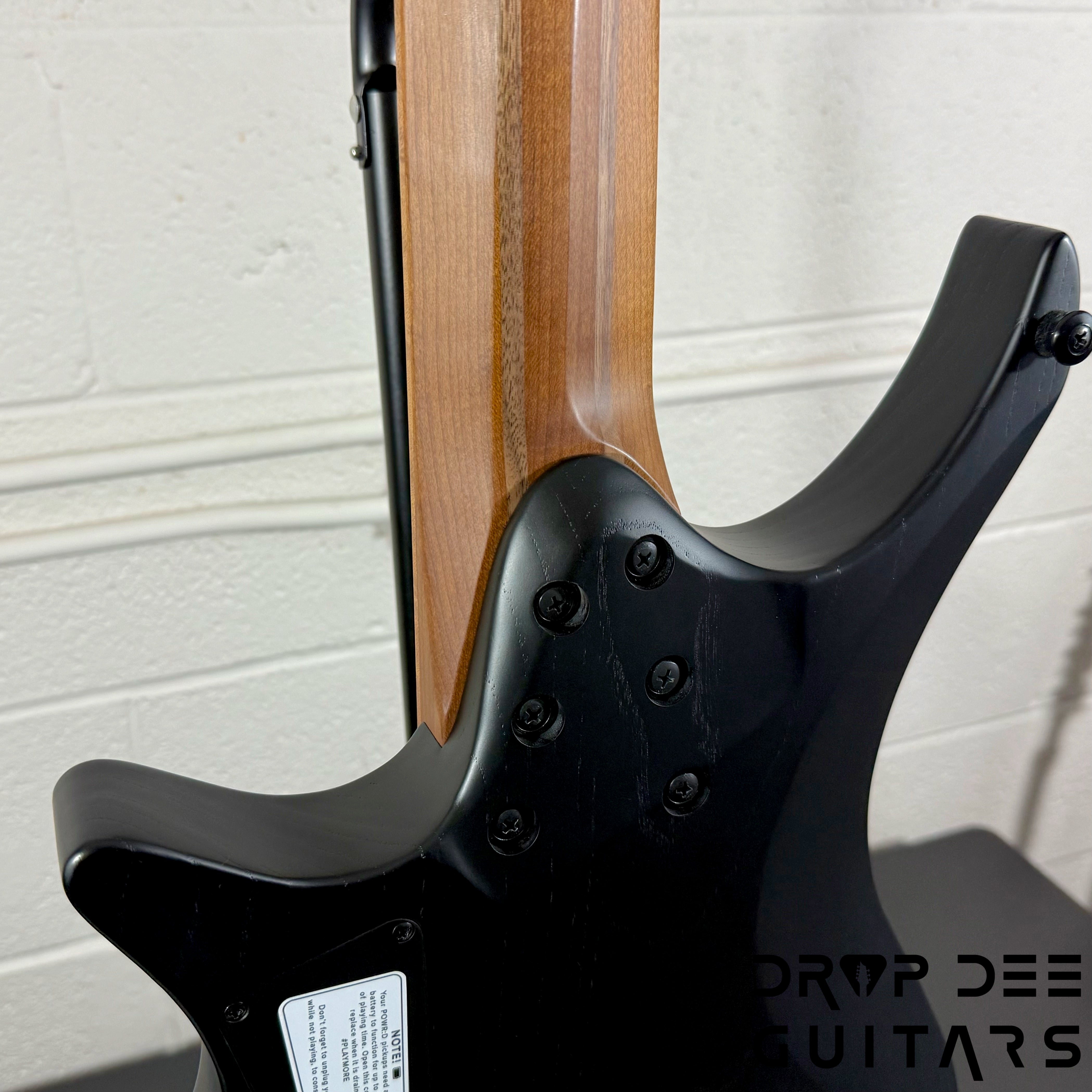 Strandberg Boden Original N2.8 8-String Multiscale Headless Electric Guitar w/ Bag - Black Denim Burst Satin