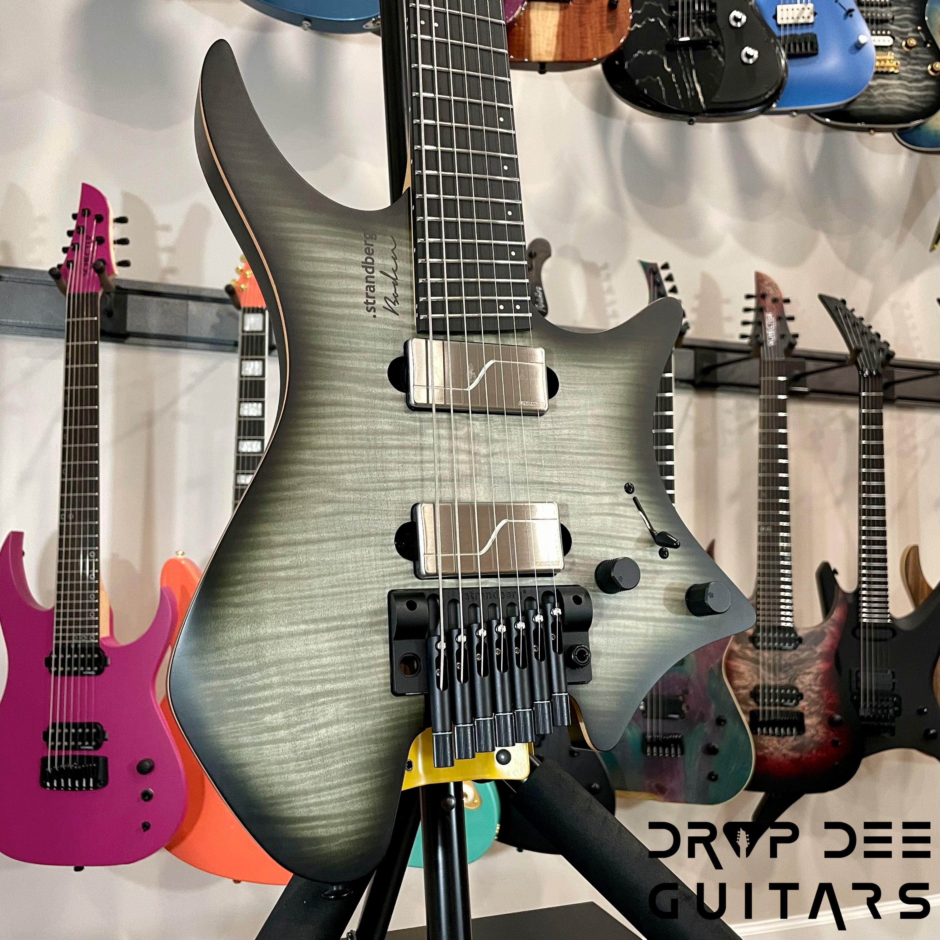 Strandberg Boden Prog NX 7 Headless Multiscale 7-String Electric Guitar w/ Bag - Charcoal Black
