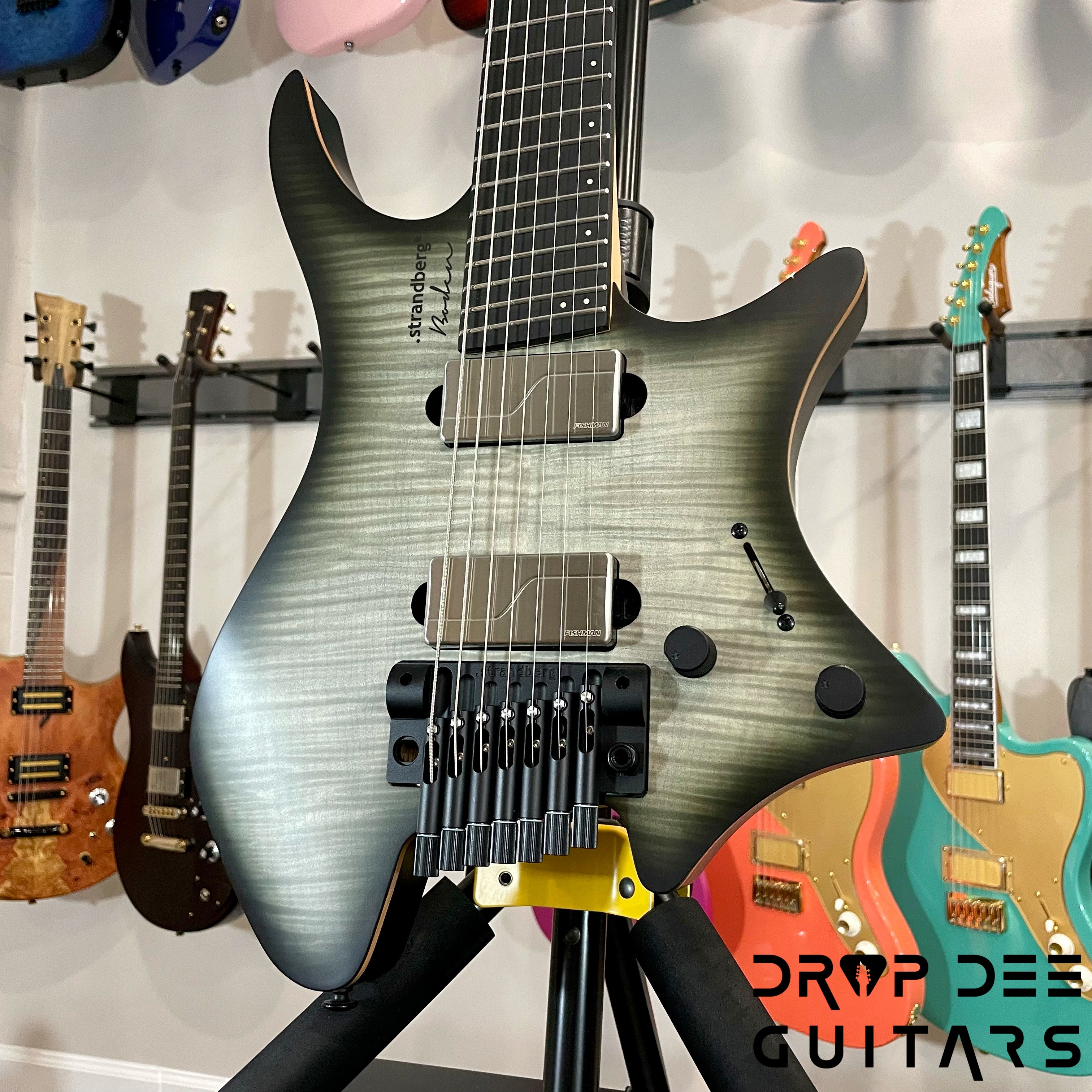 Strandberg Boden Prog NX 7 Headless Multiscale 7-String Electric Guitar w/ Bag - Charcoal Black