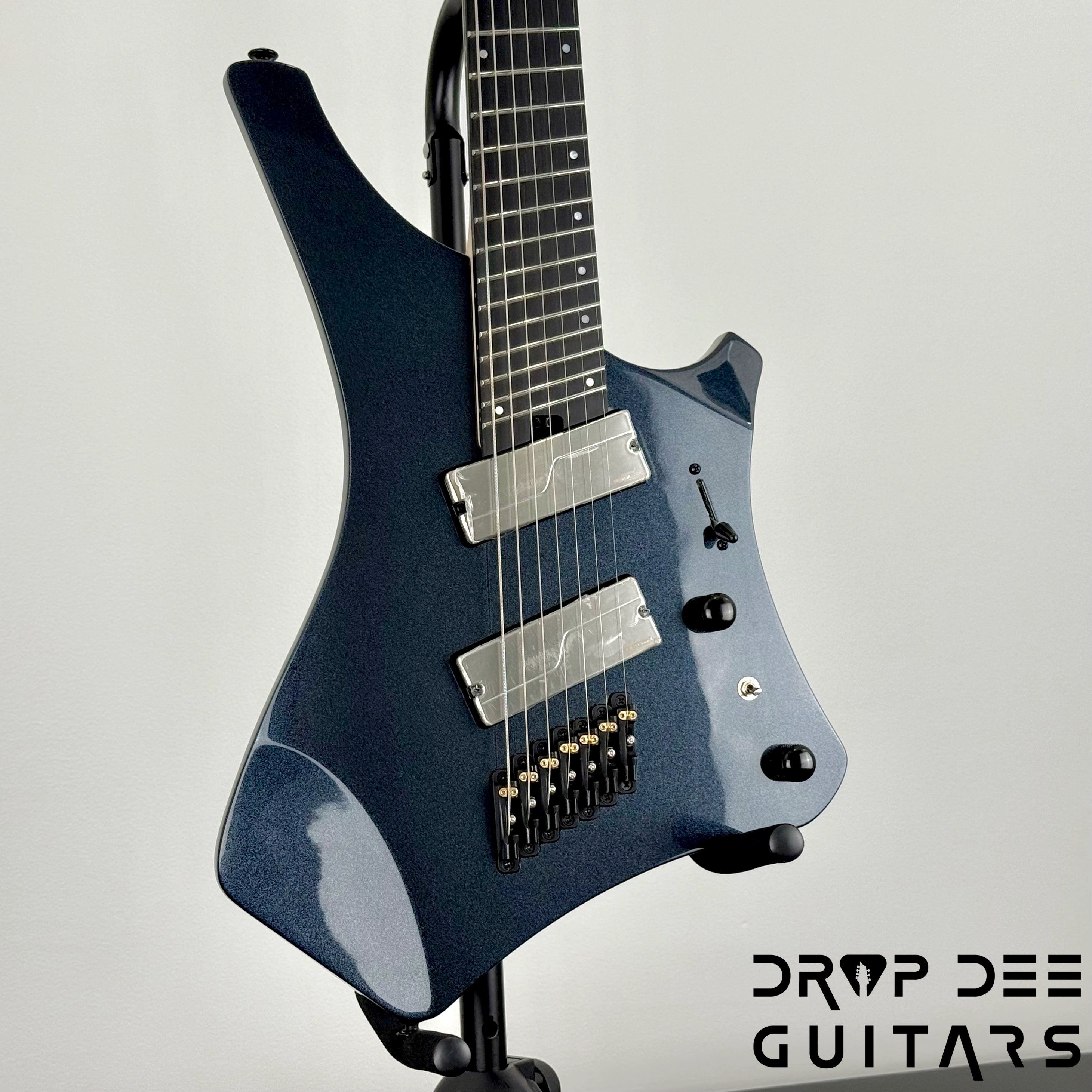 Ibanez Alpha A527 Multiscale 7-String Electric Guitar w/ Bag - Iron Pewter