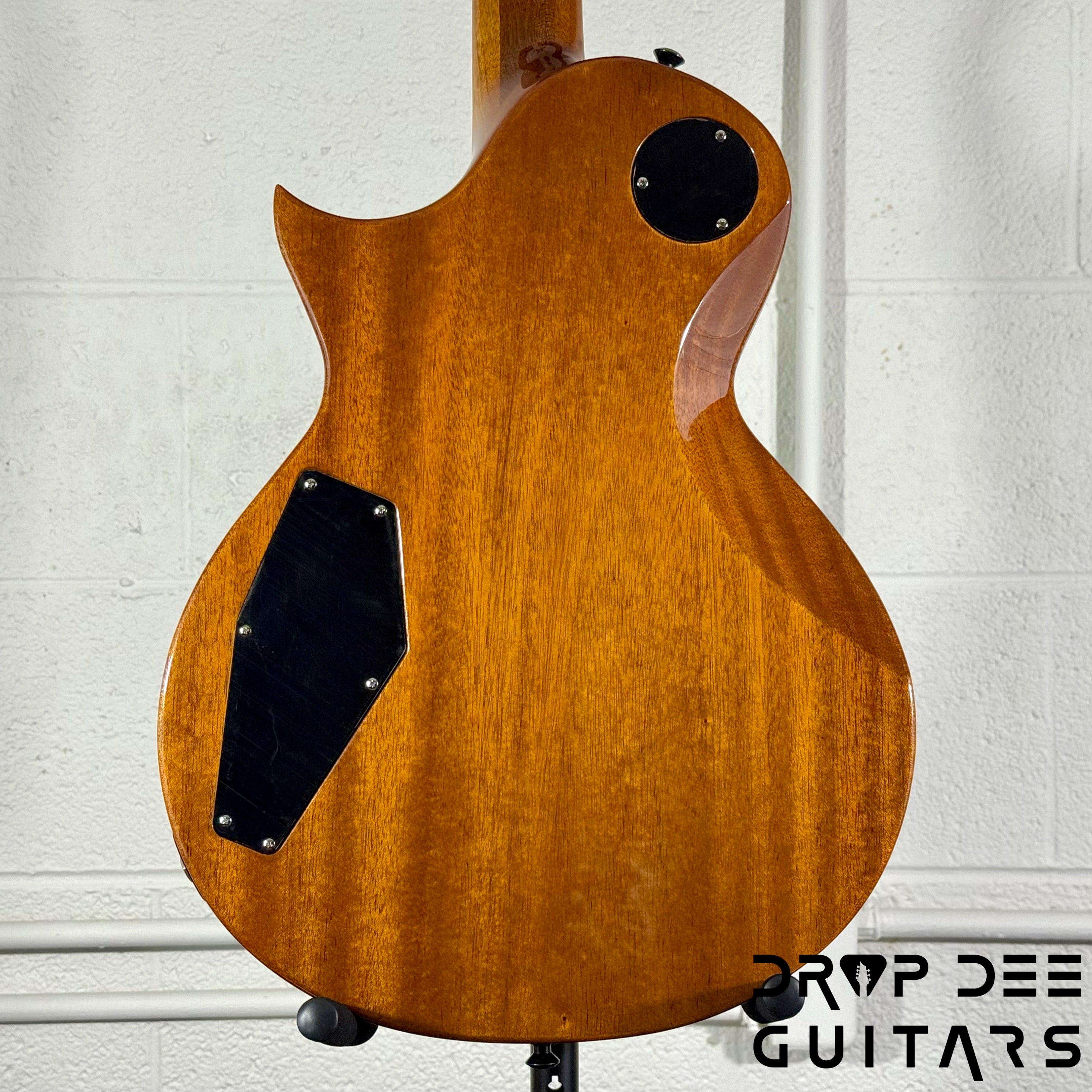 ESP USA Eclipse Electric Guitar w/ Case - Dark Lime Sunburst