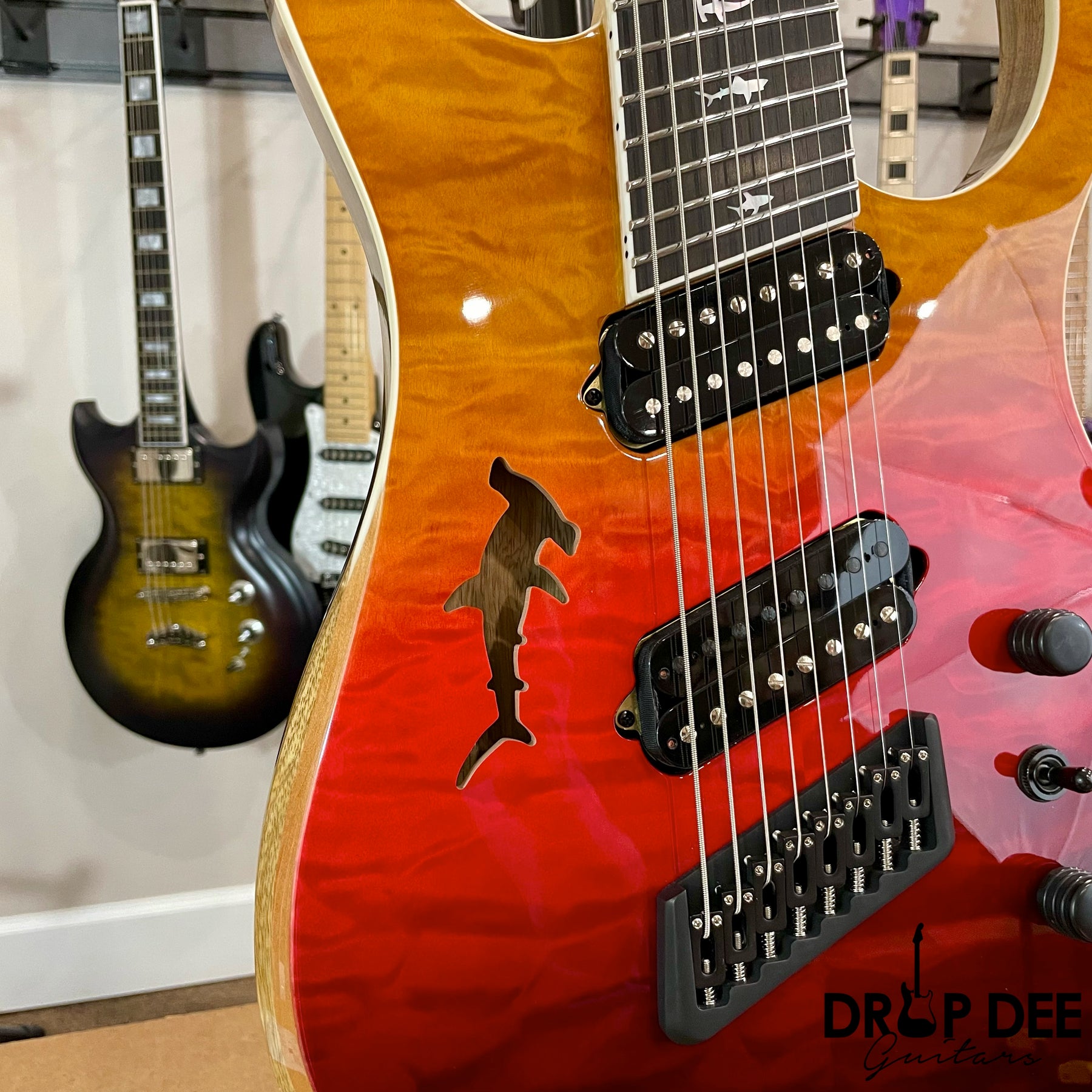 Ormsby Hype GTR Limited Edition Shark 8-String Electric Guitar w/ Bag