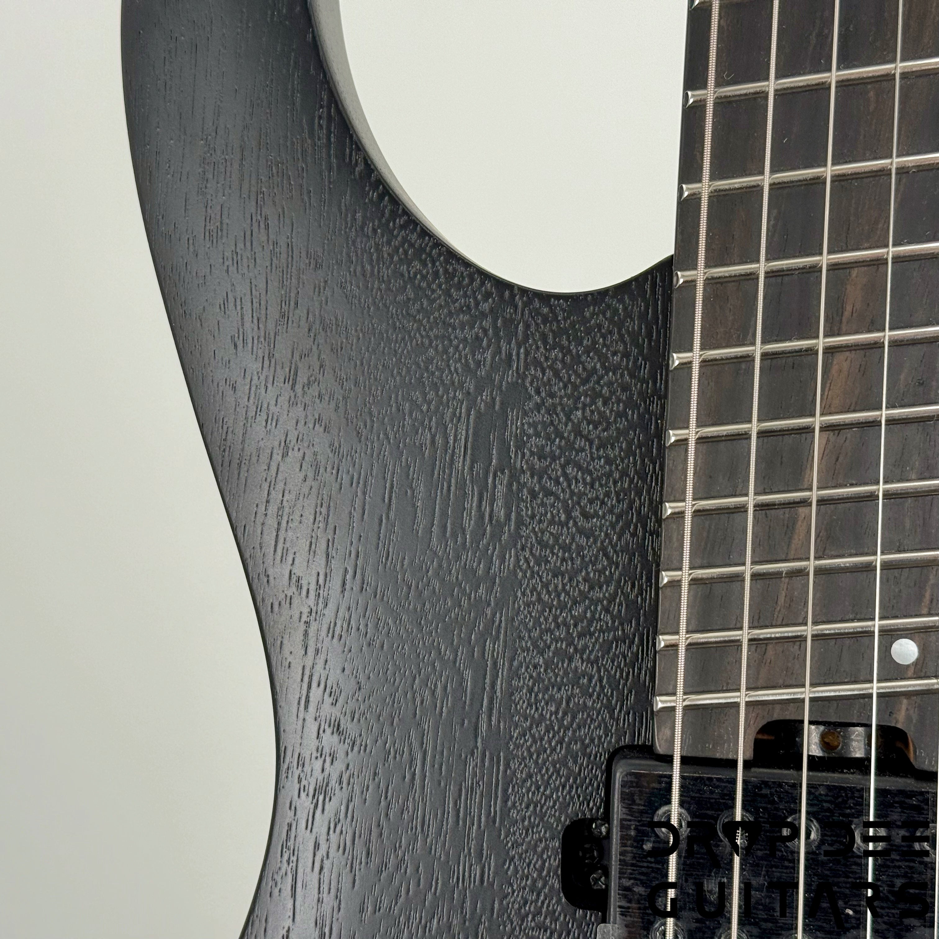 Ibanez Q Series QX52B Multiscale Headless Electric Guitar w/ Bag - Weathered Black
