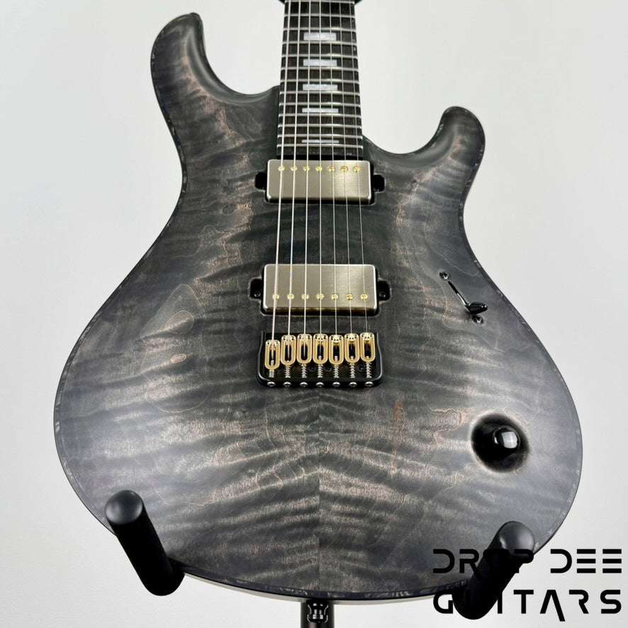 Mayones Regius Core 7 7-String Electric Guitar w/ Case - Antique Black Matt