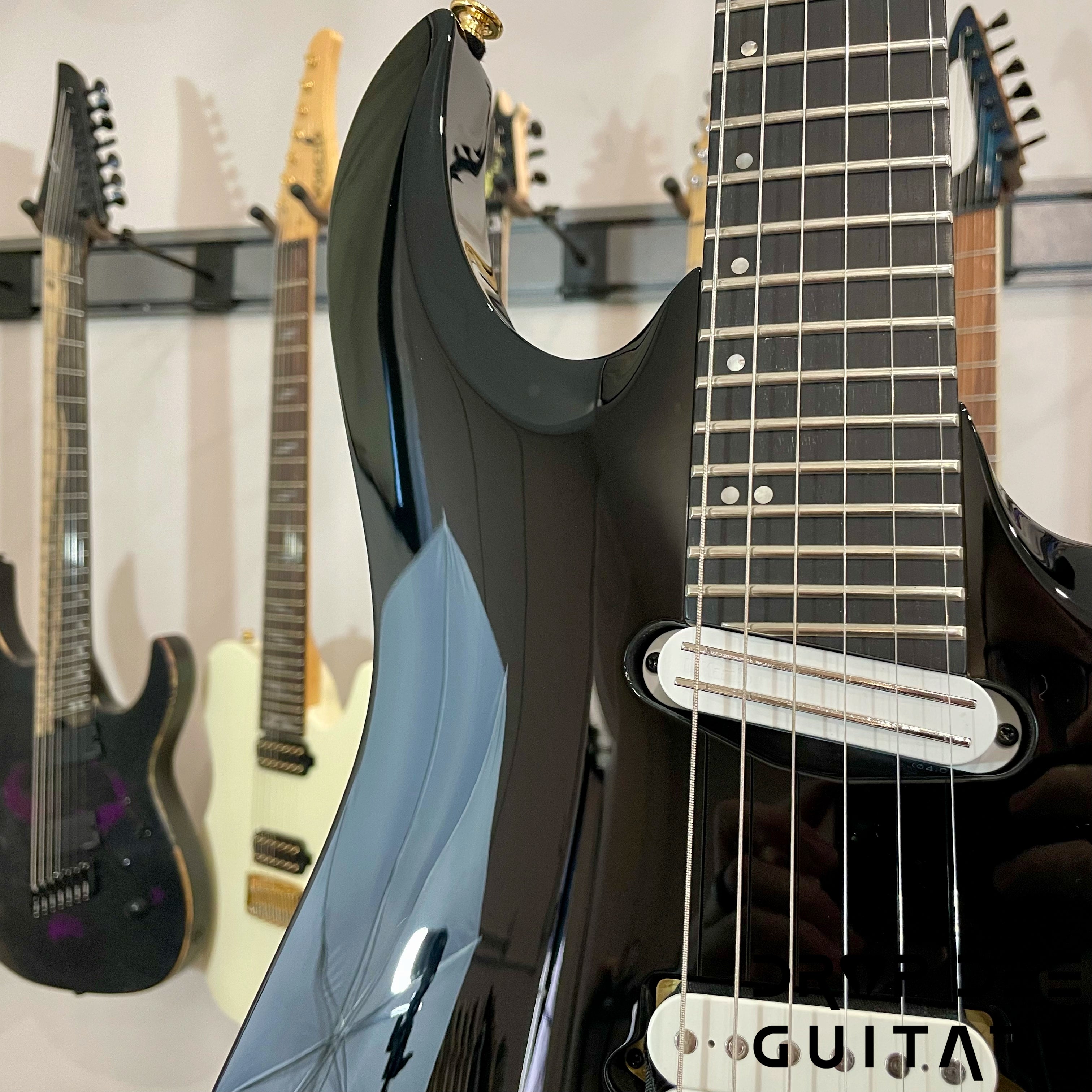 Ibanez Axe Lab Design RGA622XH Electric Guitar w/ Case - Black