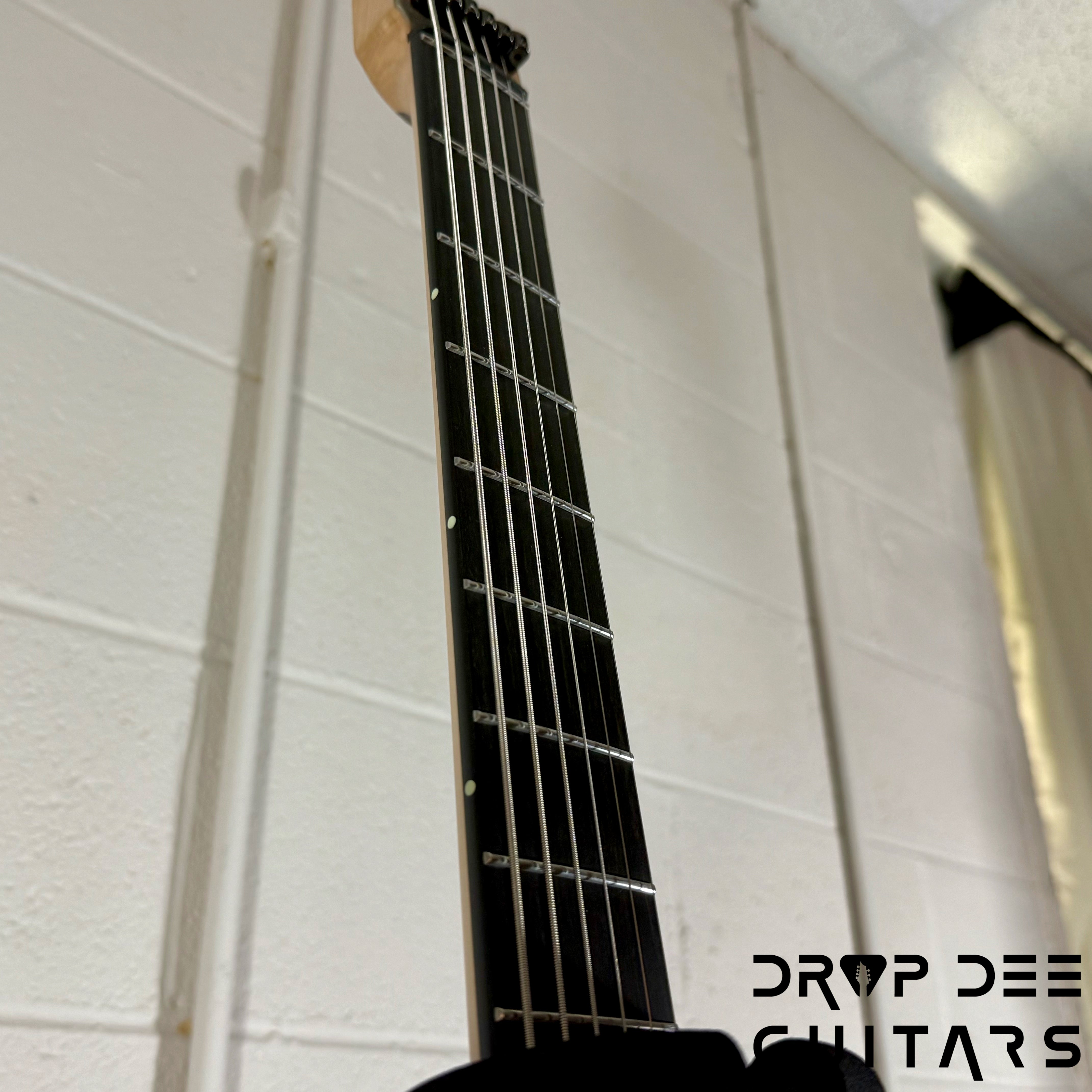 GV Guitars Syrius Headless Baritone Electric Guitar w/ Case - Natural