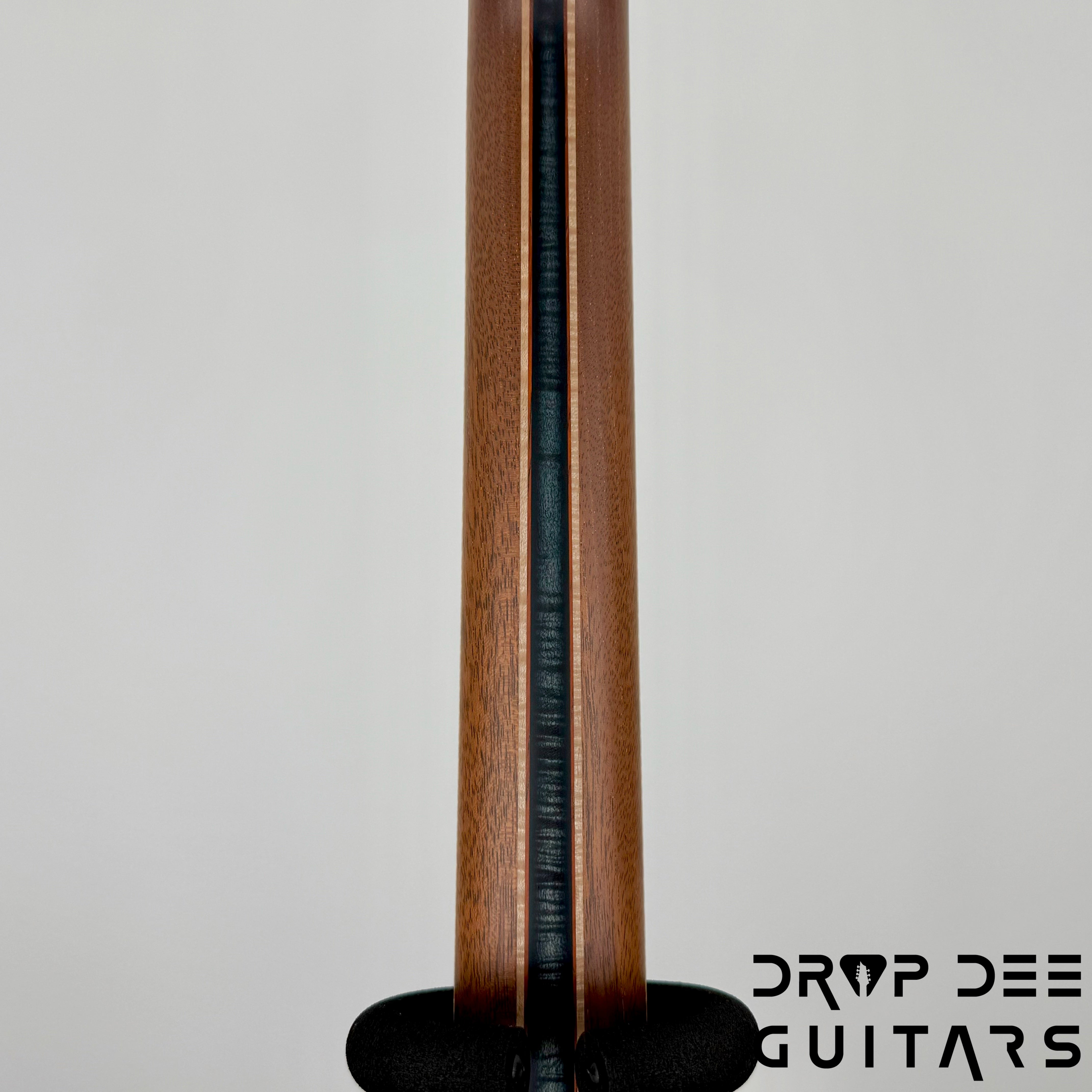 ESP Exhibition Limited M-II CTM NT Electric Guitar w/ Case - Natural w/ Dark Blue Burst