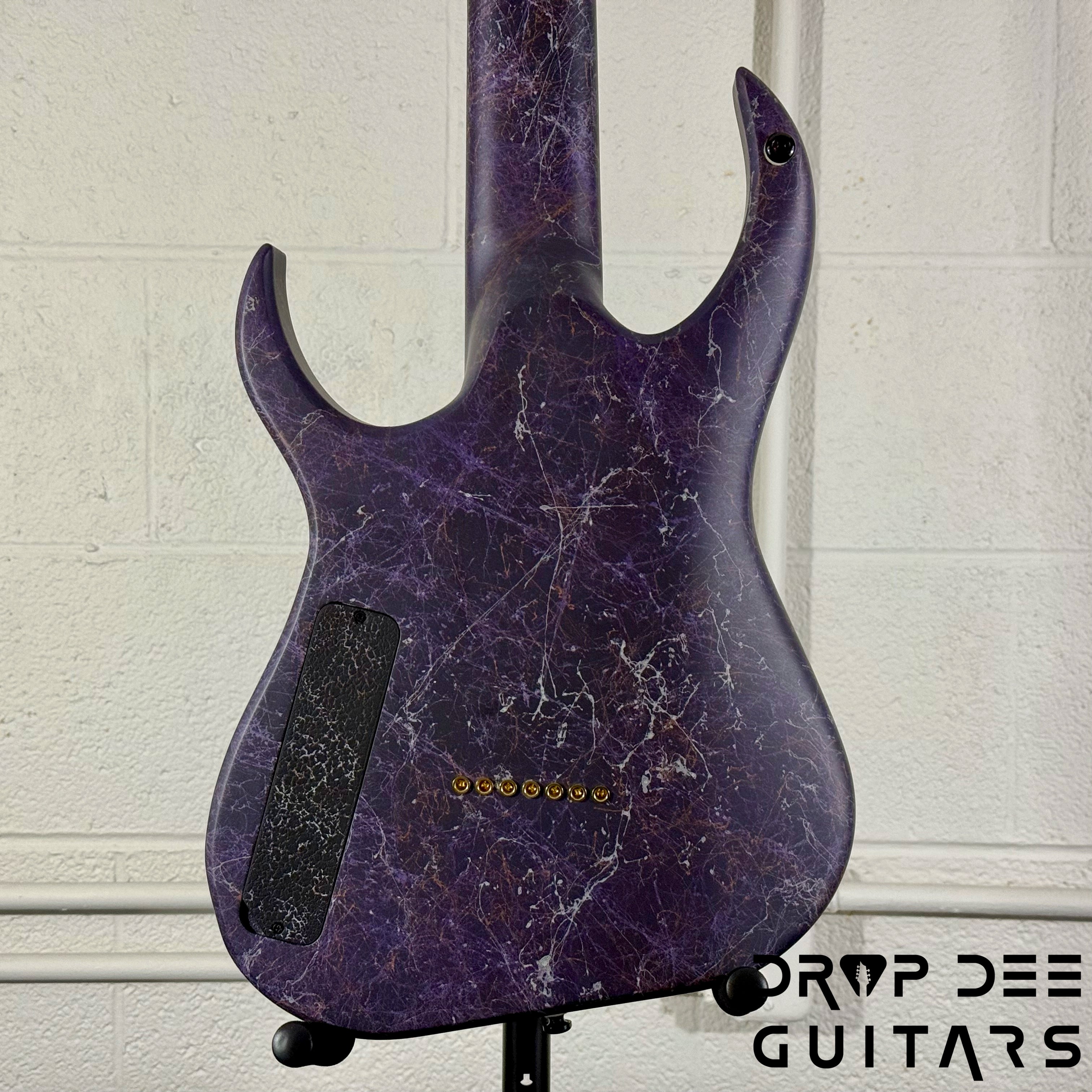 Ronciswall Miasma 7 7-String Electric Guitar w/ Bag - Copper Purple/Silver Marble